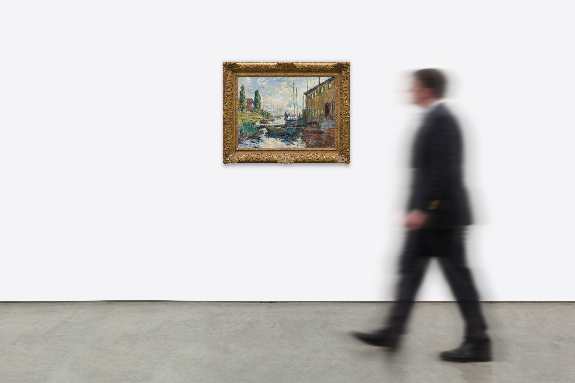 CLAUDE MONET - Le bassin d'Argenteuil - oil on canvas - 21 3/4 x 29 1/4 in.