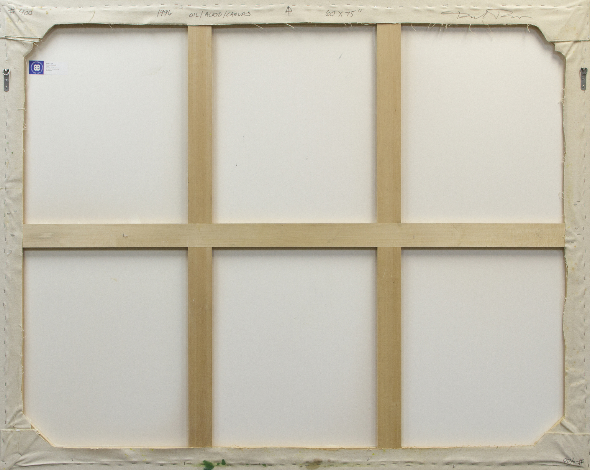 DAVID ROW - On the Threshold DAVID ROW - On the Threshold - oil and alkyd on canvas - 60 x 75 in.