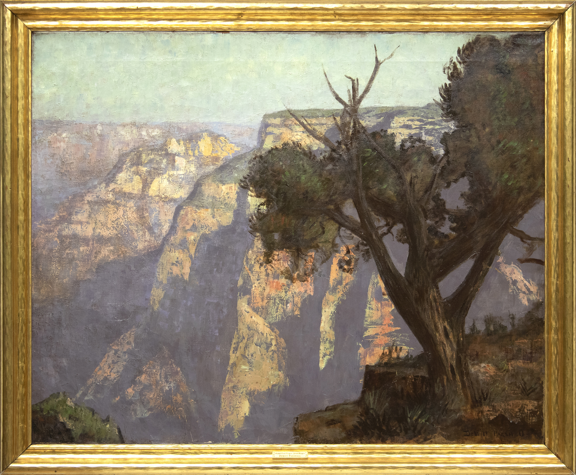 DEWITT PARSHALL - Hermit Creek Canyon, Grand Canyon DEWITT PARSHALL - Hermit Creek Canyon, Grand Canyon - oil on canvas - 40 3/4 x 50 in.