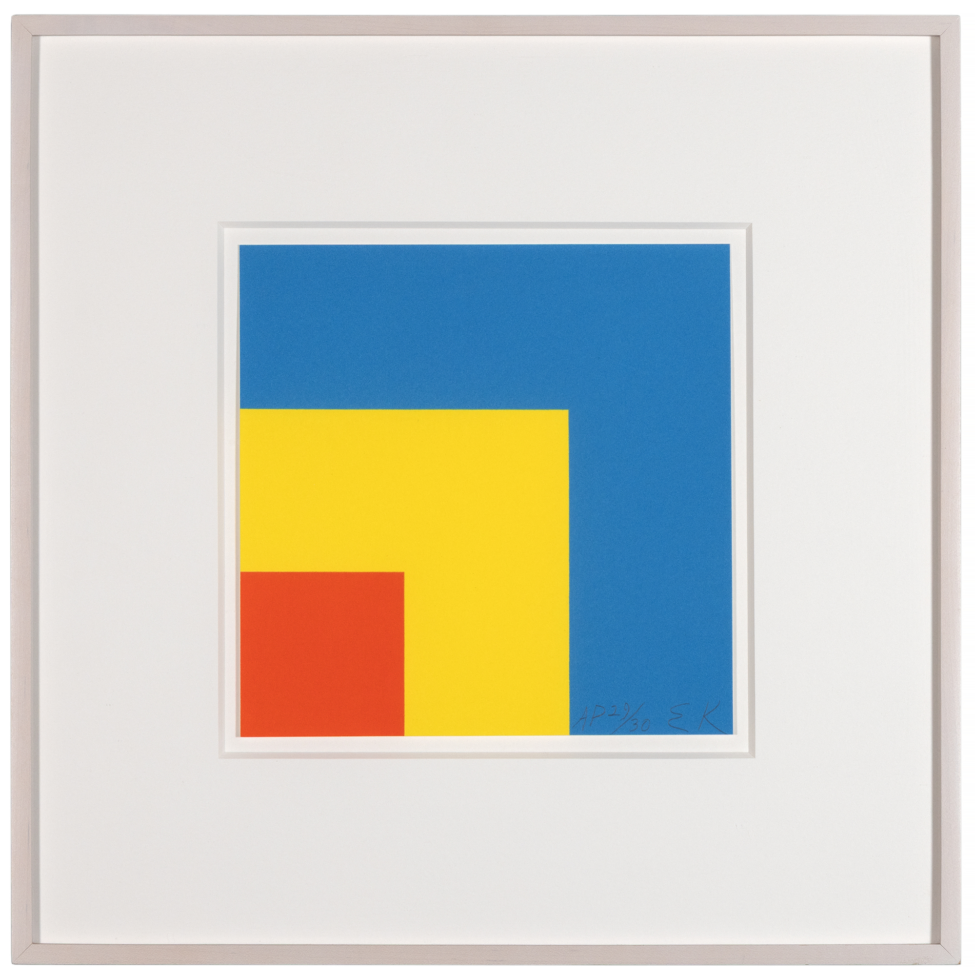 ELLSWORTH KELLY - Red, Yellow, Blue ELLSWORTH KELLY - Red, Yellow, Blue - color lithograph - 7 1/2 x 7 1/2 in.