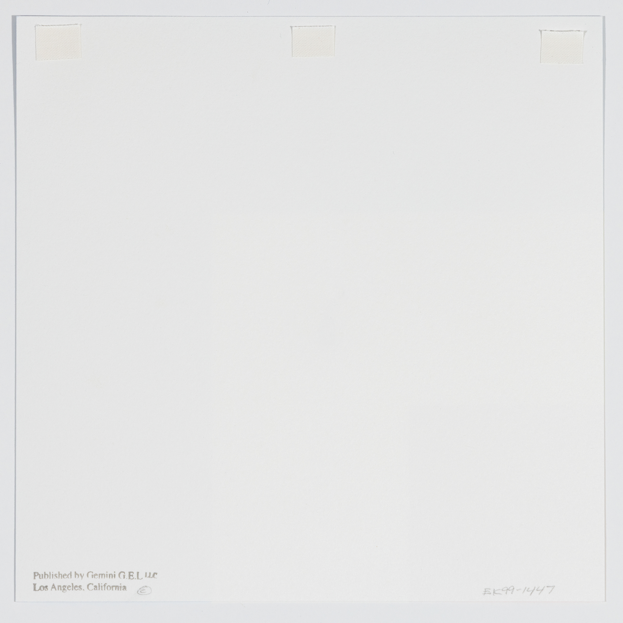 ELLSWORTH KELLY - Red, Yellow, Blue ELLSWORTH KELLY - Red, Yellow, Blue - color lithograph - 7 1/2 x 7 1/2 in.