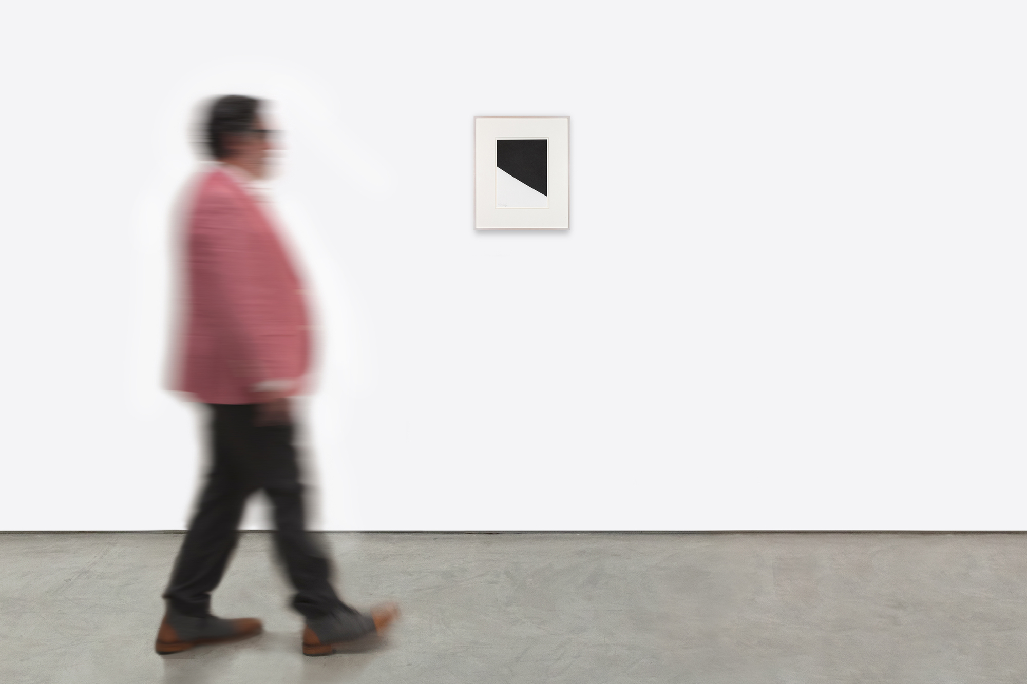 ELLSWORTH KELLY - Red Curve (Black State) - color lithograph - 10 x 7 1/2 in.