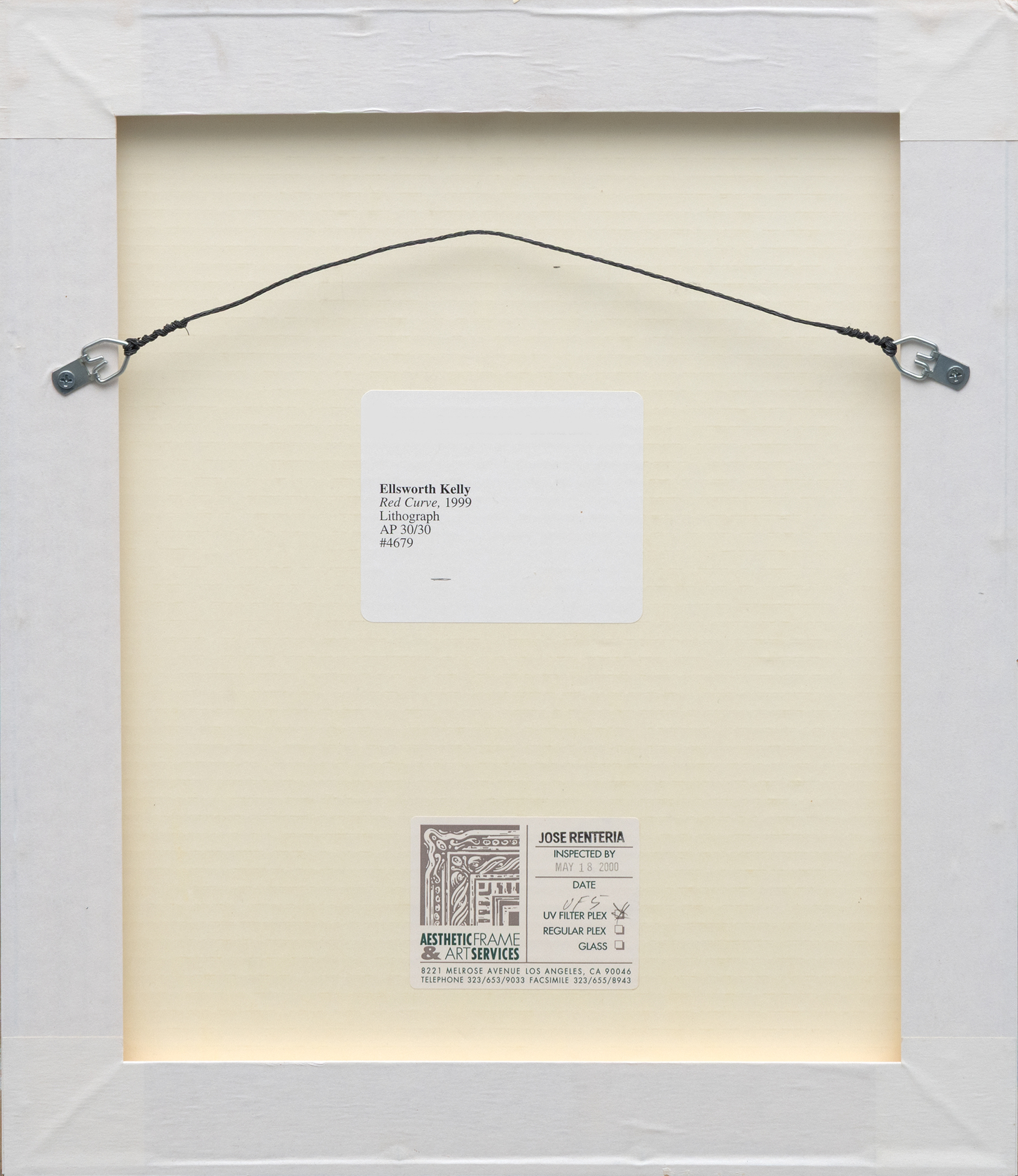 ELLSWORTH KELLY - Red Curve ELLSWORTH KELLY - Red Curve - color lithograph - 10 x 7 1/2 in.