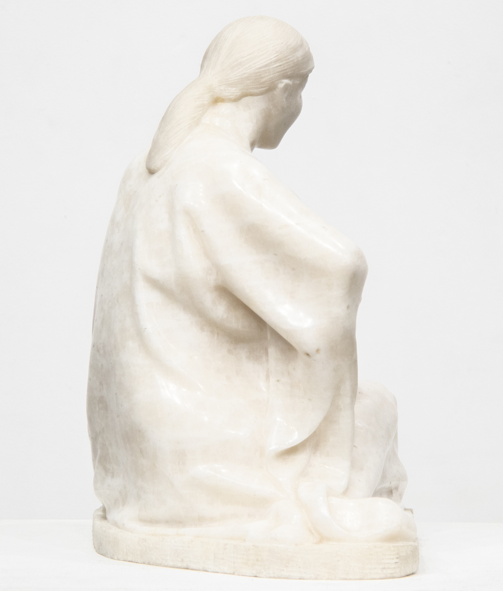 FELIPE CASTANEDA - Mujer con Guitarra - marble - 16 1/2 x 10 1/2 x 10 in.