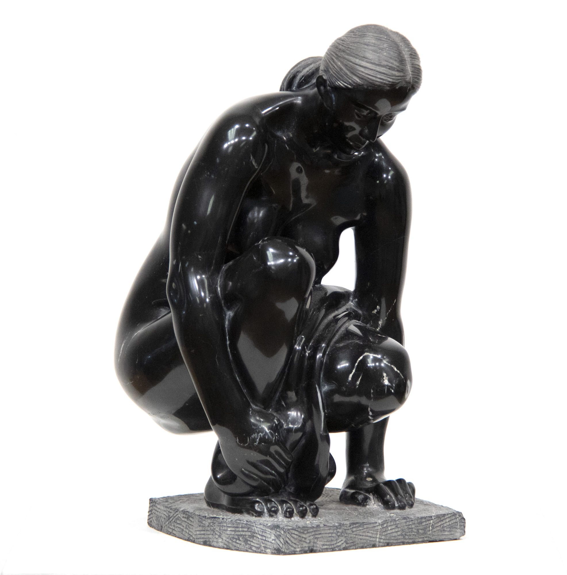 FELIPE CASTANEDA - Mujer Hincada FELIPE CASTANEDA - Mujer Hincada - black onyx - 15 3/4 x 8 1/2 x 9 in