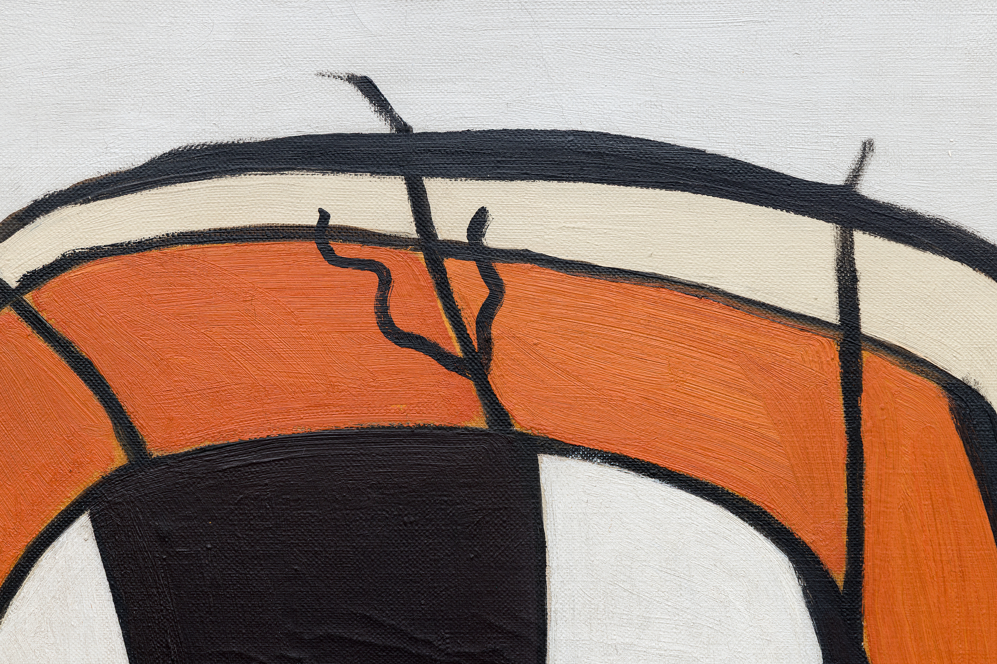 FERNAND LEGER - Composition orange et noir FERNAND LEGER - Composition orange et noir - oil on canvas - 36 1/8 x 23 1/2 in.