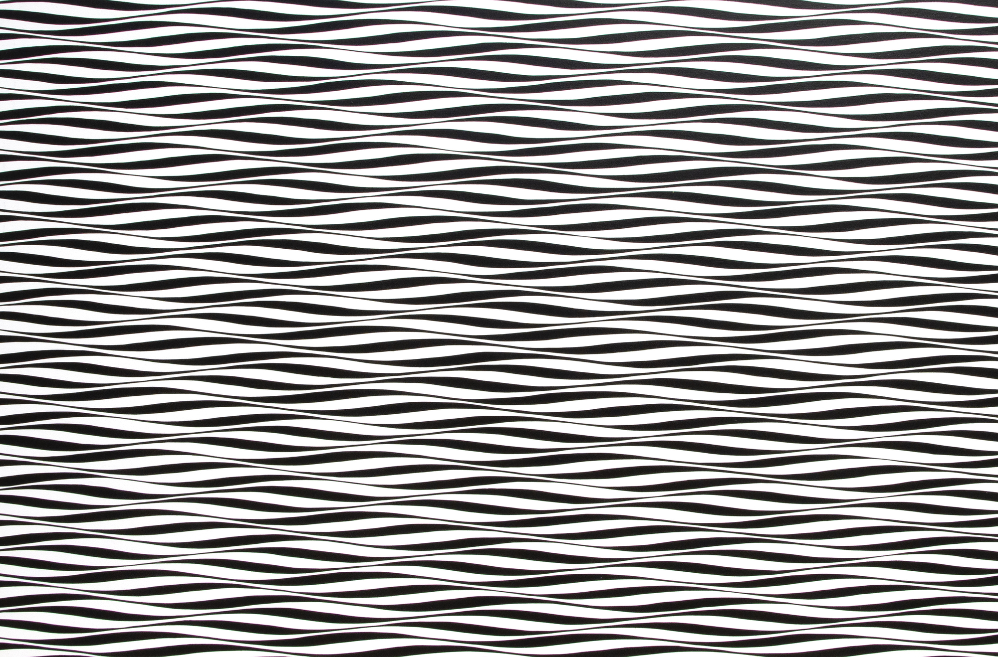 FRANCIS CELENTANO - Wellenförmige Einheiten - Acryl auf Leinwand - 36 x 90 in.