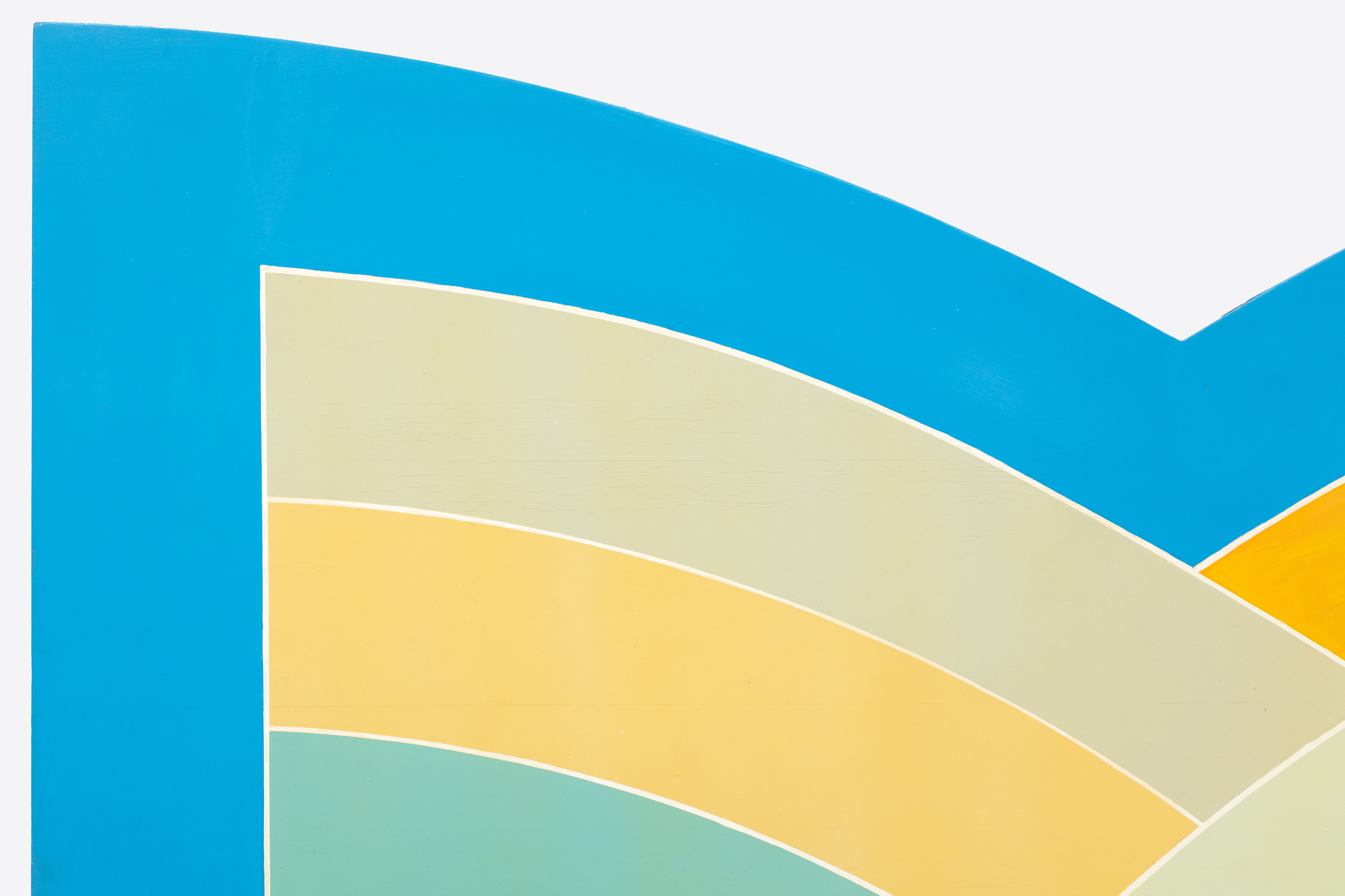 FRANK STELLA (AFTER) - Metropolitan Museum M - oil on shaped panel - 82 x 82 x 3 3/4 in.