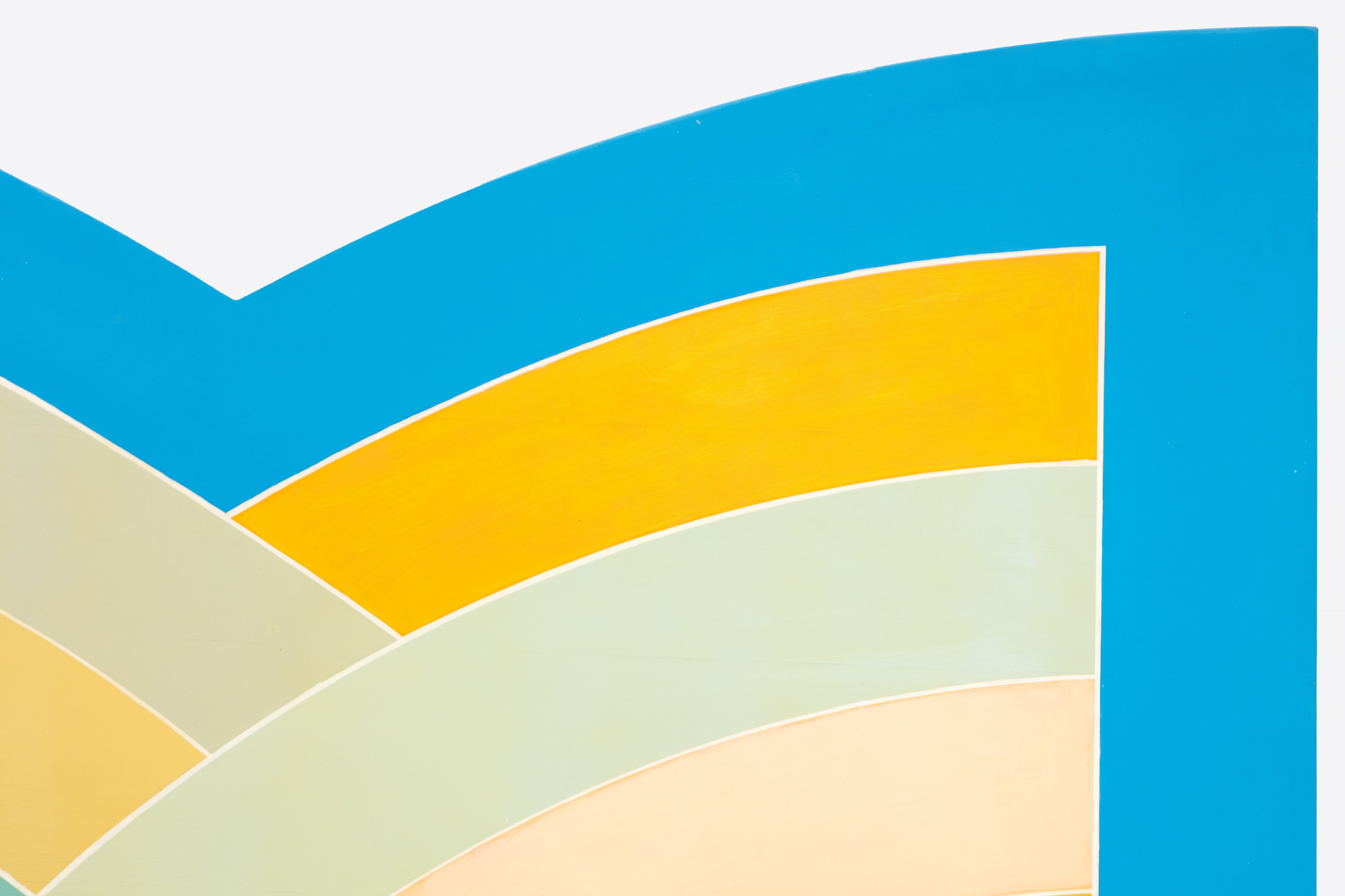 FRANK STELLA (AFTER) - Metropolitan Museum M - oil on shaped panel - 82 x 82 x 3 3/4 in.