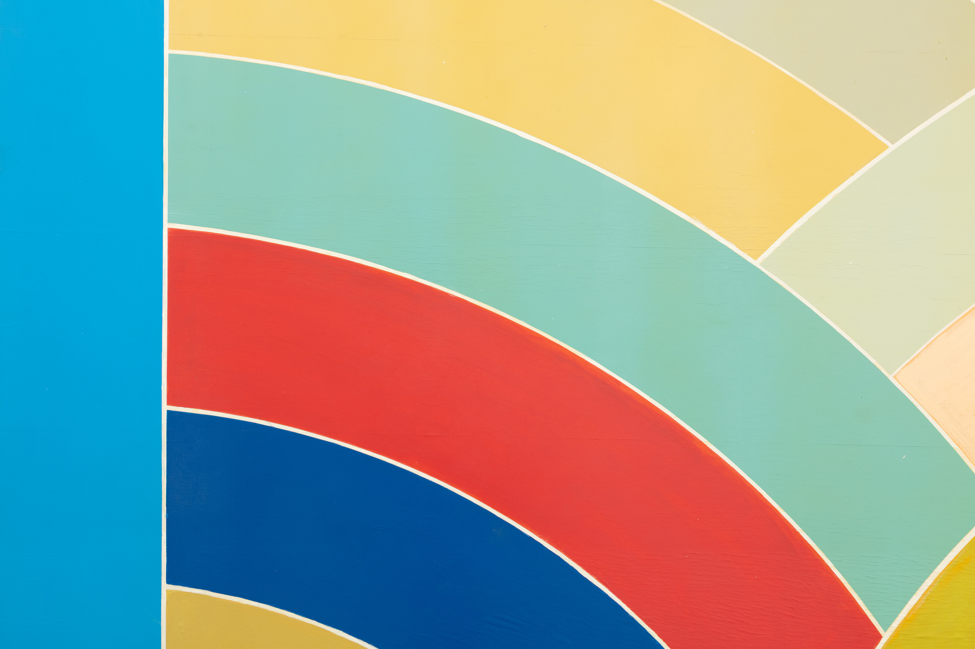 FRANK STELLA (AFTER) - Metropolitan Museum M - oil on shaped panel - 82 x 82 x 3 3/4 in.