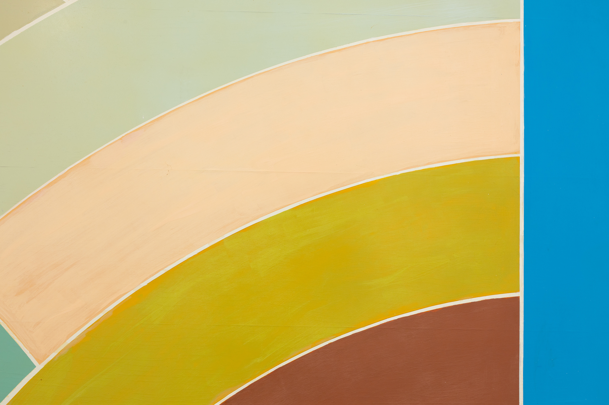 FRANK STELLA (AFTER) - Metropolitan Museum M - oil on shaped panel - 82 x 82 x 3 3/4 in.