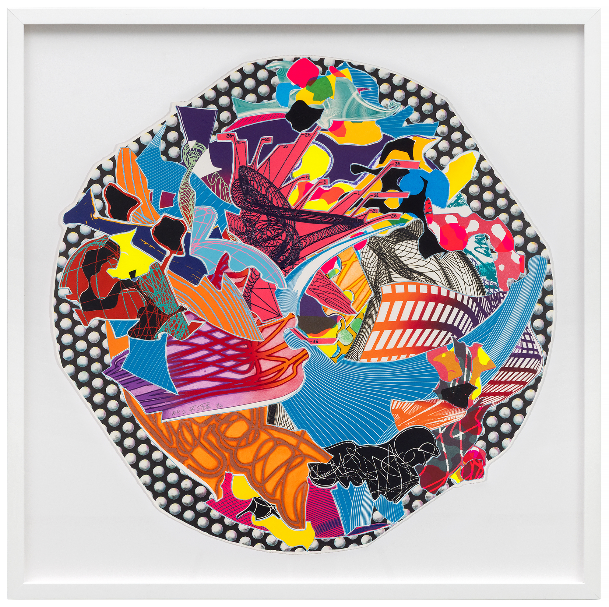 FRANK STELLA - Fattipuff, from Imaginary Places II FRANK STELLA - Fattipuff, from Imaginary Places II - lithograph, screenprint, etching, aquatint, and relief in colors on TGL handmade paper - 32 1/2 x 32 1/2 in.