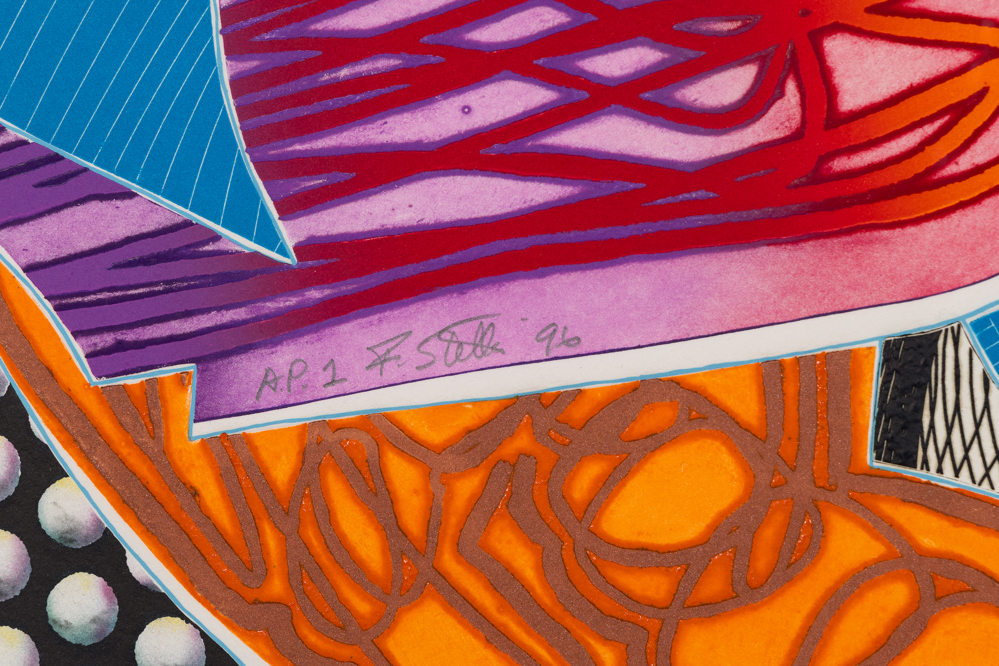FRANK STELLA - Fattipuff, from Imaginary Places II FRANK STELLA - Fattipuff, from Imaginary Places II - lithograph, screenprint, etching, aquatint, and relief in colors on TGL handmade paper - 32 1/2 x 32 1/2 in.