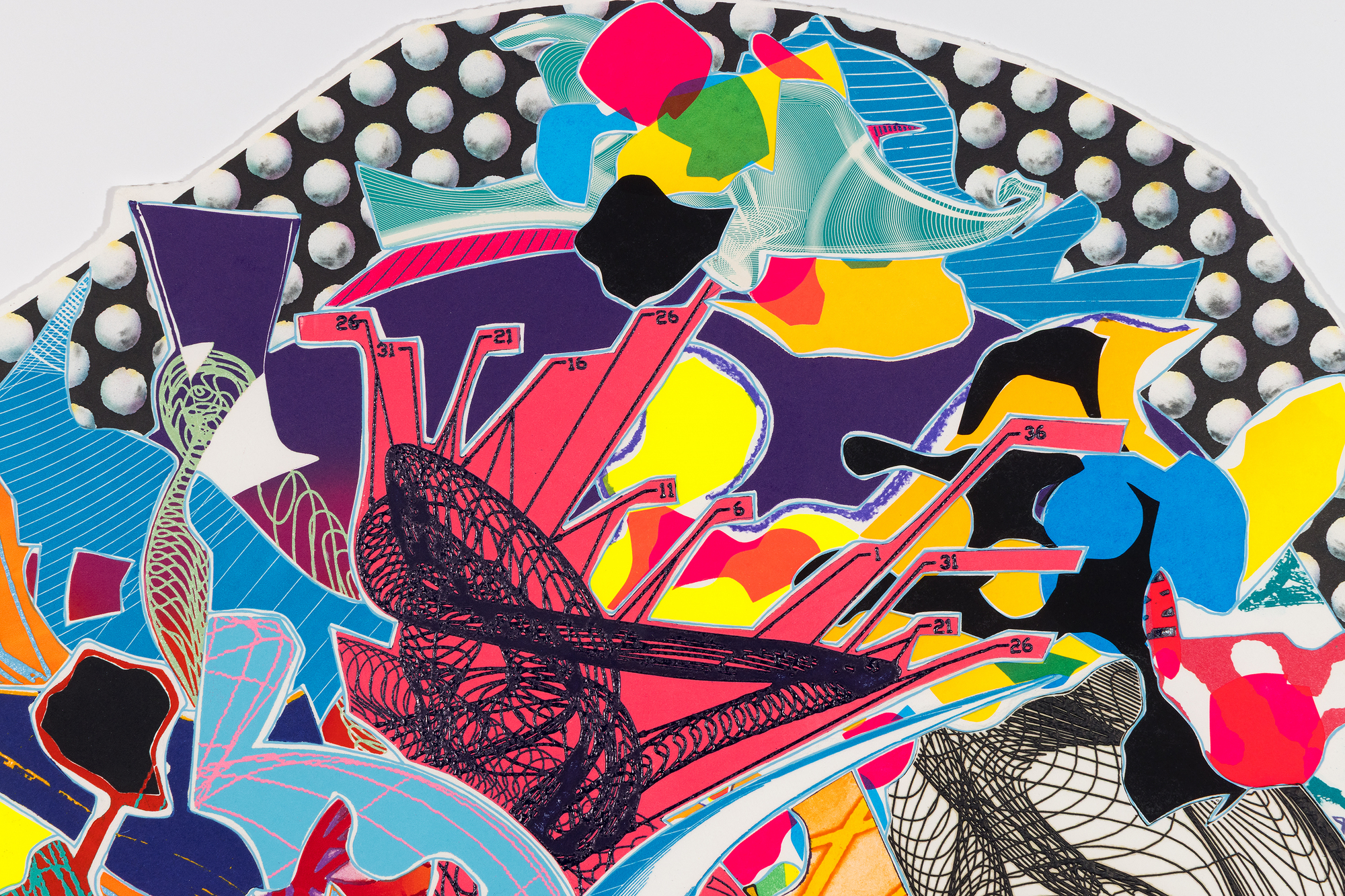 FRANK STELLA - Fattipuff, from Imaginary Places II FRANK STELLA - Fattipuff, from Imaginary Places II - lithograph, screenprint, etching, aquatint, and relief in colors on TGL handmade paper - 32 1/2 x 32 1/2 in.