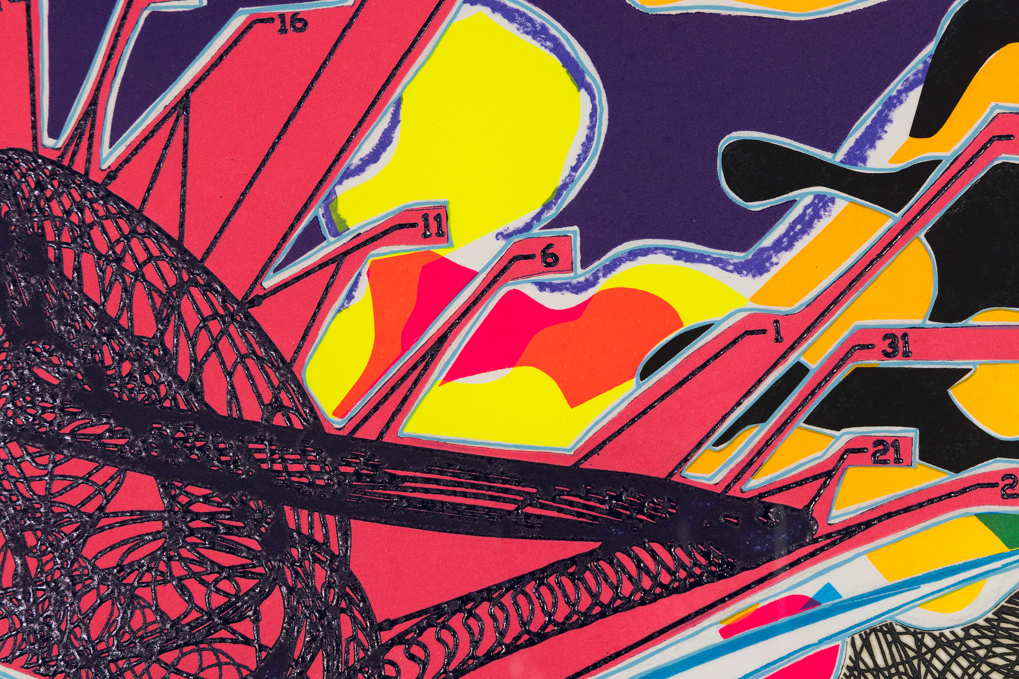 FRANK STELLA - Fattipuff, from Imaginary Places II FRANK STELLA - Fattipuff, from Imaginary Places II - lithograph, screenprint, etching, aquatint, and relief in colors on TGL handmade paper - 32 1/2 x 32 1/2 in.