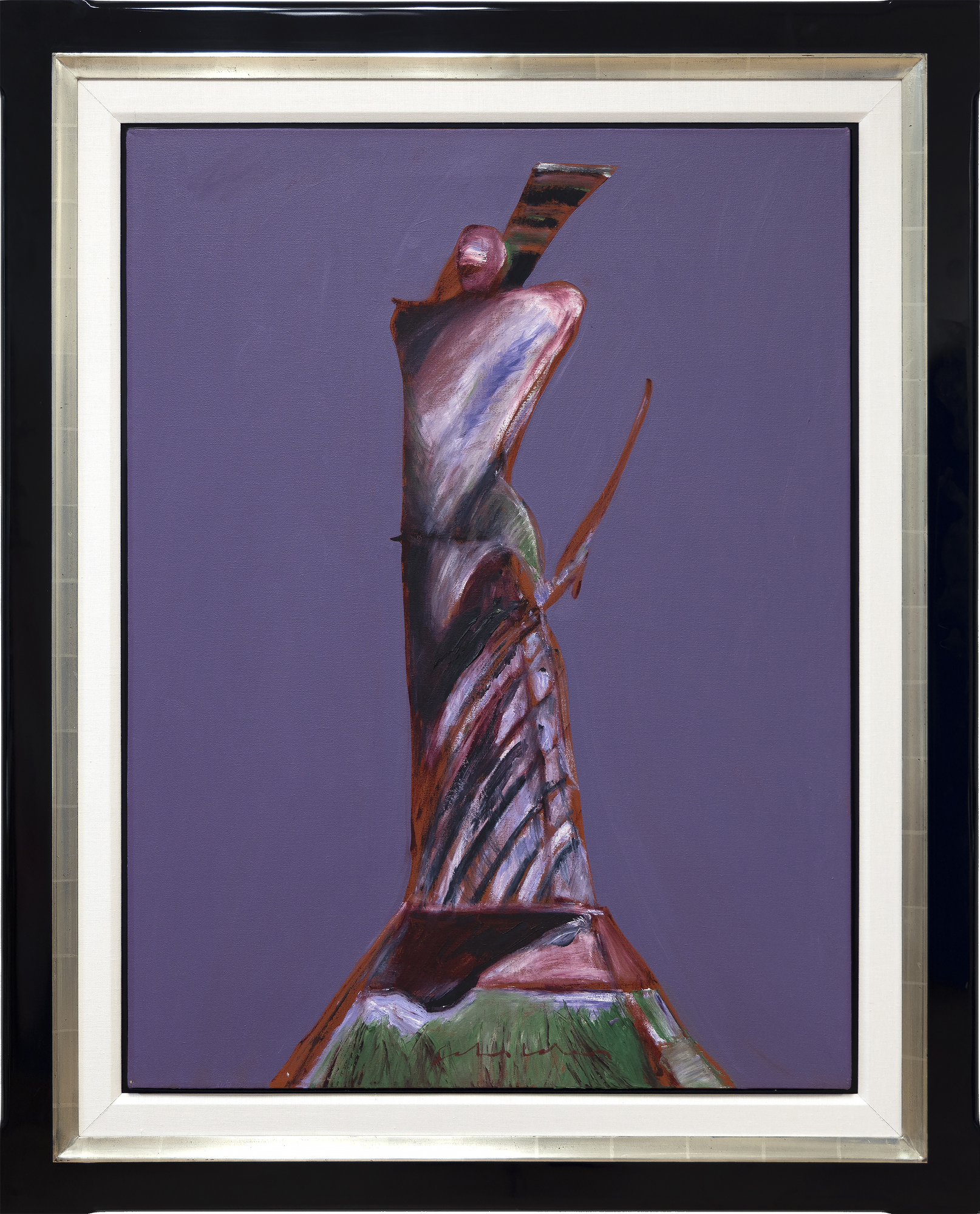 FRITZ SCHOLDER - Amerikanisches Porträt Nr. 14 - Öl auf Leinwand - 40 x 30 Zoll.