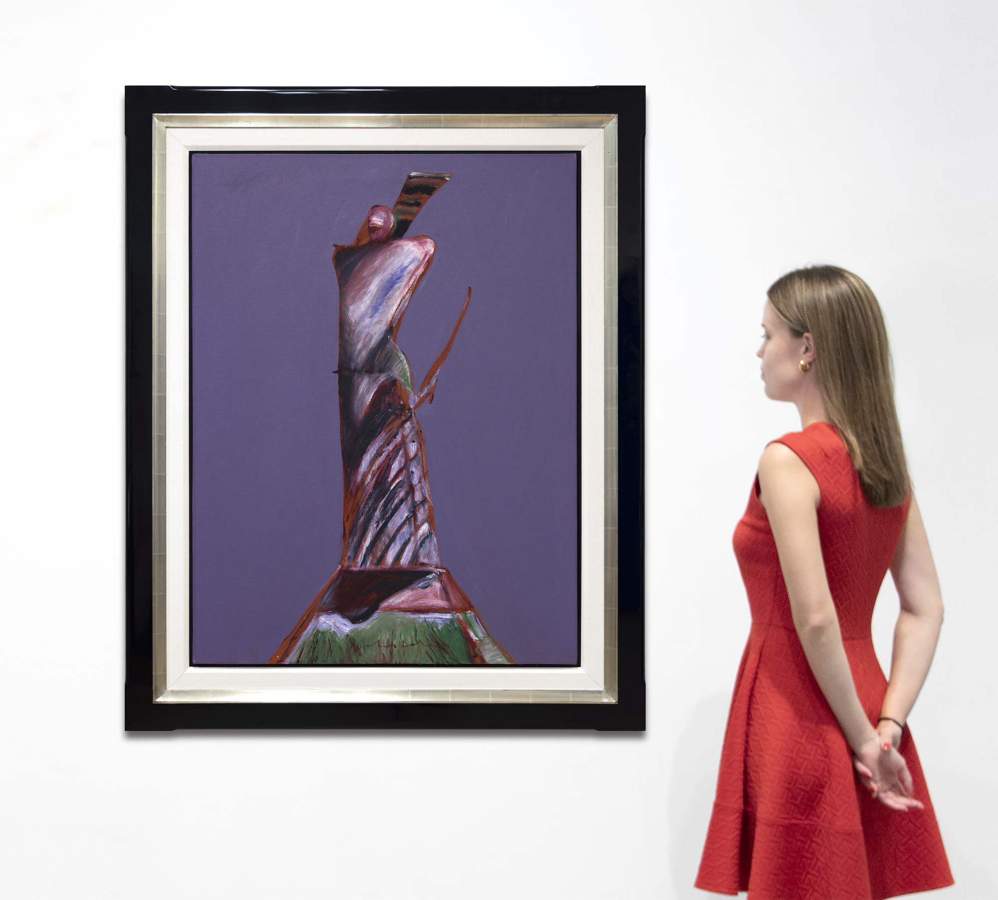 فريتز سهولدر - صورة أمريكية رقم 14 - زيت على قماش - 40 × 30 بوصة.