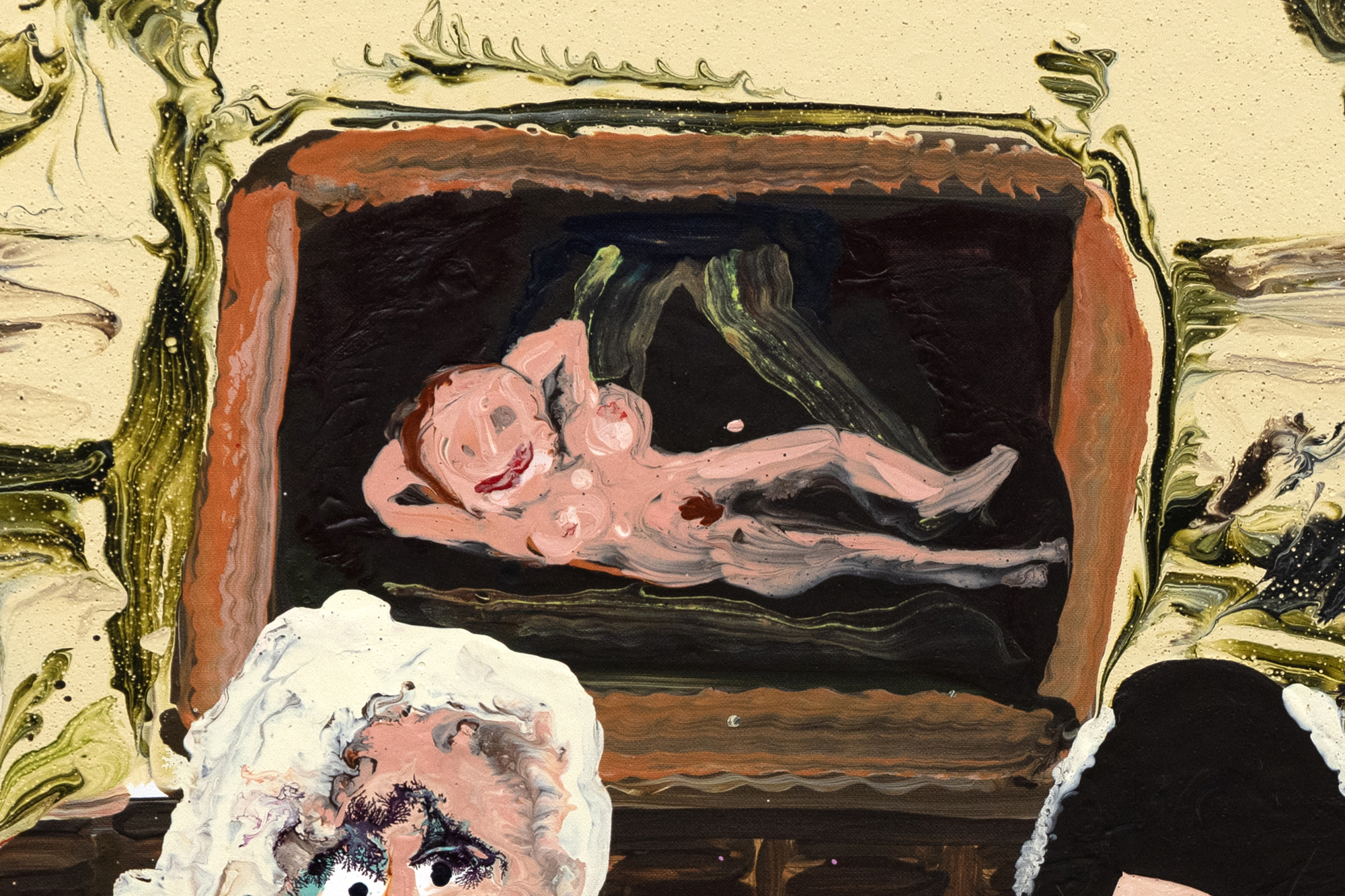 Genieve Figgis est une figure notable de la scène artistique irlandaise contemporaine, reconnue pour ses portraits de groupe intelligents et critiques qui se moquent souvent de conventions sociales anciennes. Elle a attiré l&#039;attention de l&#039;artiste américain Richard Prince sur Twitter, qui a acheté l&#039;une de ses œuvres et l&#039;a introduite dans les cercles influents de la communauté artistique new-yorkaise. Le travail de Figgis critique de manière ludique les habitudes de consommation de la classe moyenne aisée et les modes de vie luxueux, immortalisés par les artistes du passé, et ramène fermement ces sujets dans le présent avec un mélange de satire et de représentations brutes et authentiques de la vie. Pour Figgis, il s&#039;agit de remonter le temps jusqu&#039;à Daumier ou Hogarth, dont les œuvres portaient souvent un regard satirique sur la société contemporaine, en rejoignant des artistes engagés dans la satire sociale et connus pour leur sens aigu de l&#039;observation.