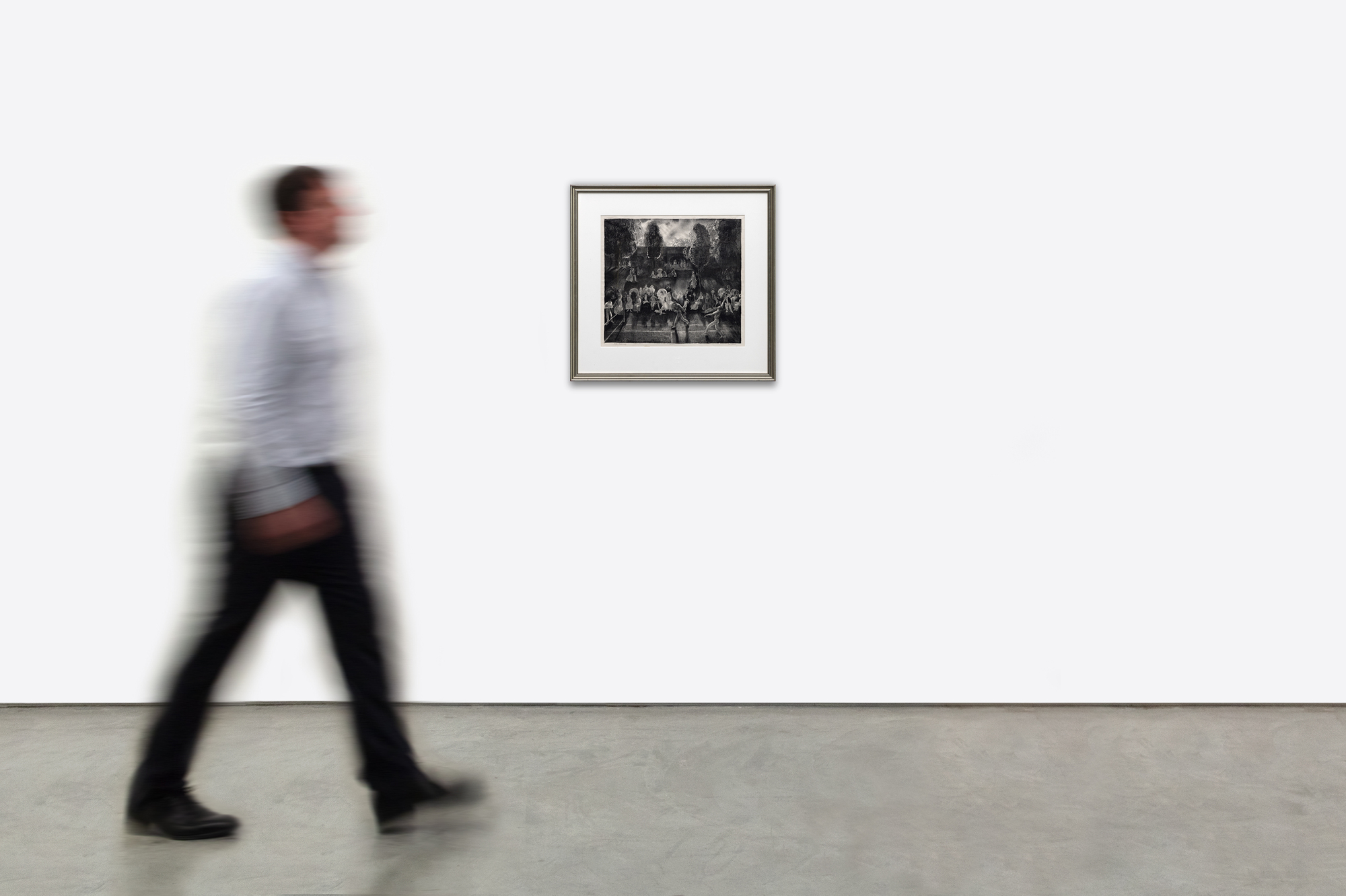 GEORGE BELLOWS - Tennis (Tennis Tournament) - lithograph on paper - 18 1/4 x 19 3/4 in.