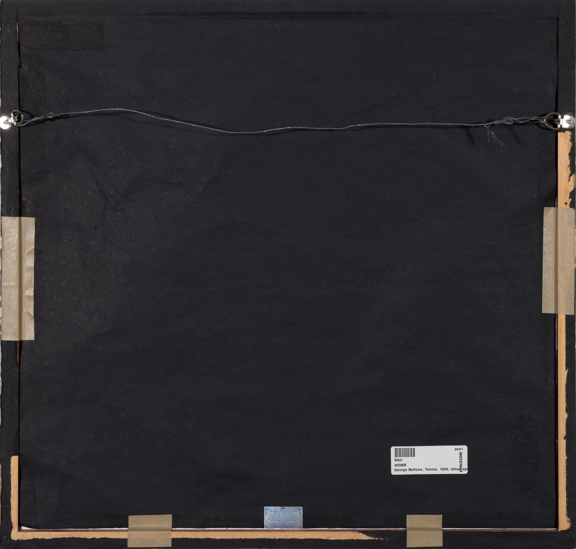 GEORGE BELLOWS - Tennis (Tennis Tournament) - lithograph on paper - 18 1/4 x 19 3/4 in.