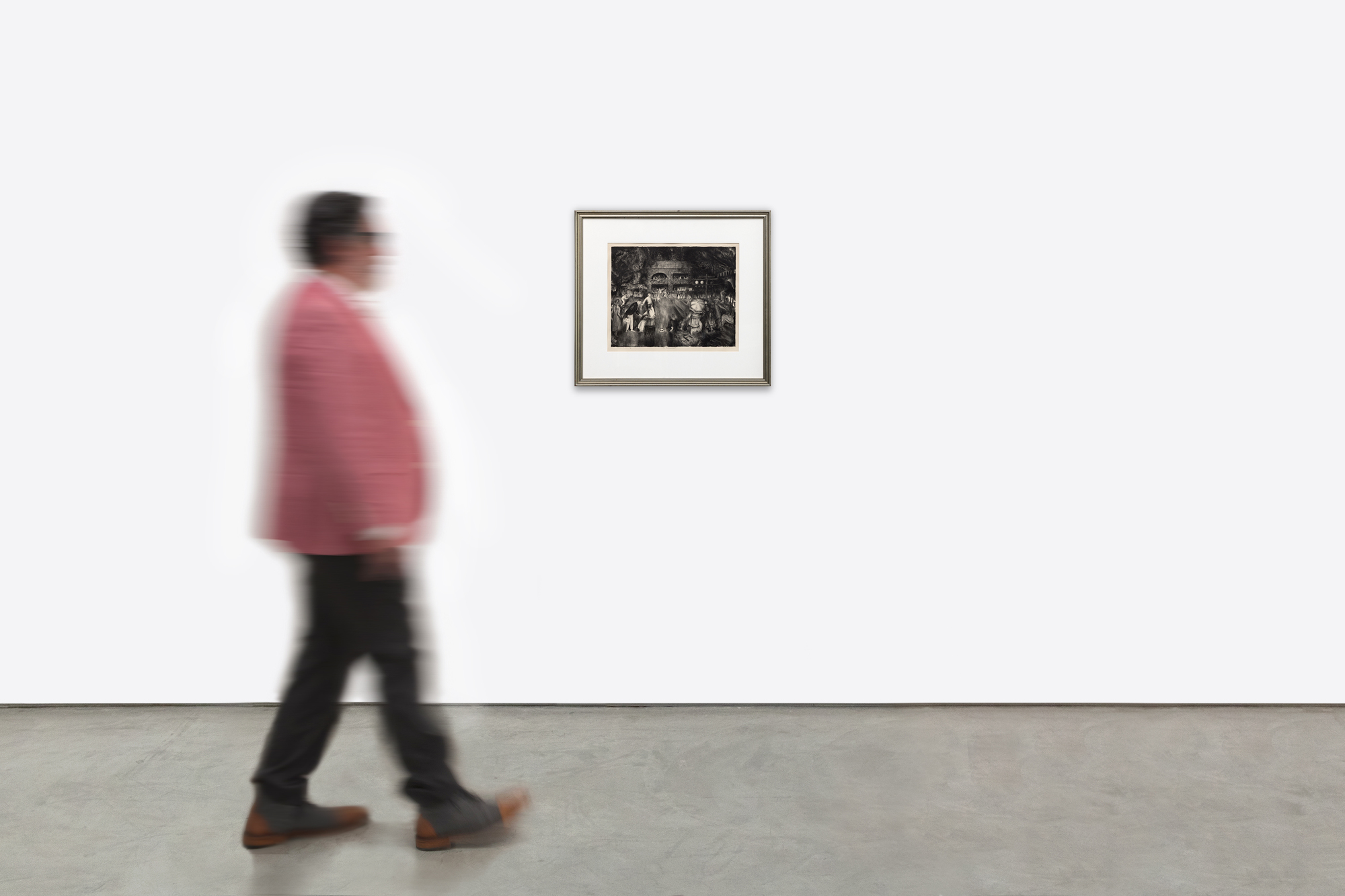 GEORGE BELLOWS - The Tournament (Tennis at Newport) - lithograph on paper - 14 3/4 x 18 1/4 in.