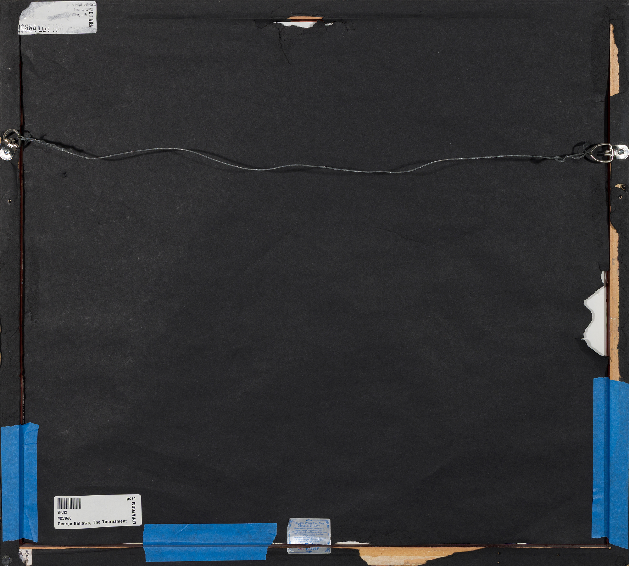 GEORGE BELLOWS - The Tournament (Tennis at Newport) - lithograph on paper - 14 3/4 x 18 1/4 in.