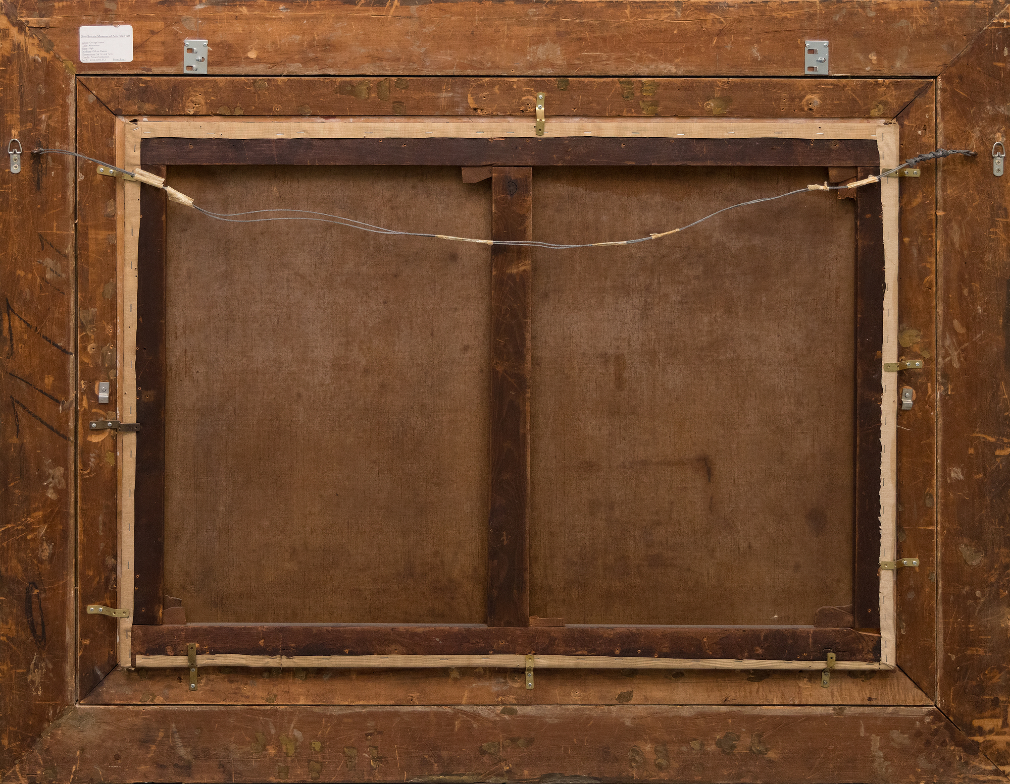 <div><font face=Lato size=3 color=black><em>Afternoon</em> is a rare early painting by George Inness, created when the artist was only twenty one and actively shaping the foundations of his career. Although largely self-taught, Inness was immersed in a transformative period during the mid-eighteen forties, studying at the National Academy of Design in New York where he closely observed the work of Hudson River School painters such as Thomas Cole and Asher Durand. This moment marked his first public exhibitions at the Academy in 1844, followed by the opening of his own studio in 1848, placing <em>Afternoon</em> squarely within the formative years in which his artistic voice began to emerge.</font></div><br><br><div>&nbsp;</div><br><br><div><font face=Lato size=3 color=black>The painting also reflects the subtle influence of French landscaper Regis Francois Gignoux, under whom the young Inness studied before making his first trip to Europe in 1851. This early training helped shape the atmospheric sensitivity and poetic naturalism that would later define his mature style.</font></div><br><br><div>&nbsp;</div><br><br><div><font face=Lato size=3 color=black><em>Afternoon</em> carries distinguished provenance, having passed through the collections of several important nineteenth and early twentieth century New Yorkers, including politician Cornelius Gardiner, financier and philanthropist Emerson McMillian, and later the philanthropist Agnes Ladson Dana. This lineage, combined with the paintings exceptional early date, makes it an especially significant example from the beginning of Innesss enduring contribution to American landscape painting.</font></div>