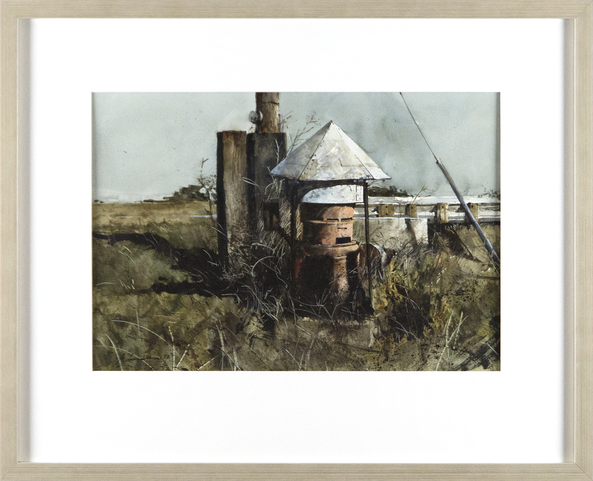 GREGORY SUMIDA - Fresh Supply - watercolor - 15 x 22 in.