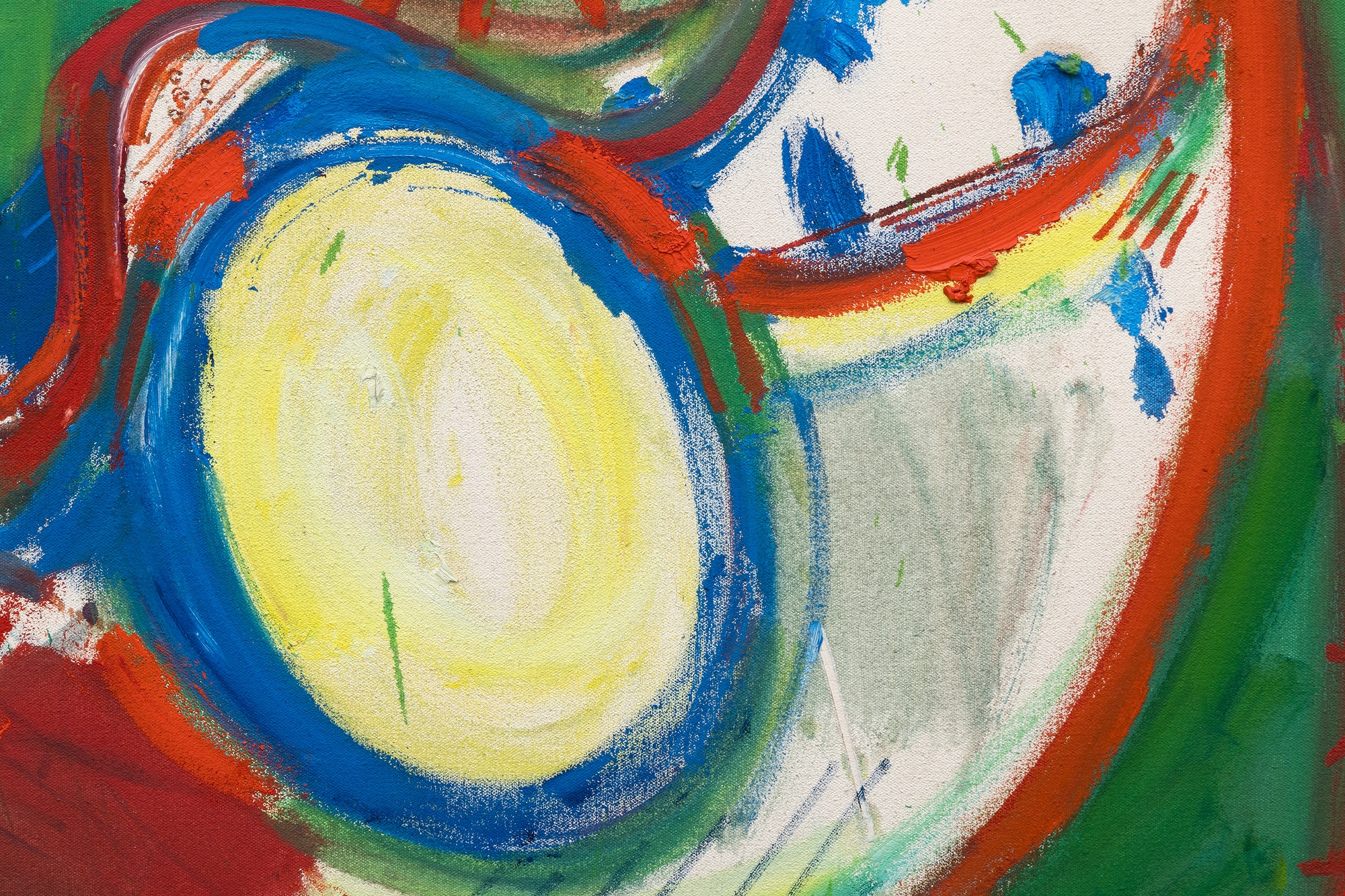 HANS HOFMANN - Baal <div><font face=Lato size=3 color=black>Hans Hofmann's <em>Baal</em> channels the charged energy of its evocative title, rooted in ancient Semitic tradition. The name refers to a lord or master but also carries associations with primal forces of nature, chaos, and creation. Hofmann's work reflects this duality, blending structured design with the untamed vitality of gestural abstraction to create a composition oscillating between entropy and order.</font></div>
<br>
<br><div> </div>
<br>
<br><div><font face=Lato size=3 color=black>Painted at age 65, <em>Baal</em> also showcases Hofmann's willingness to revisit earlier disciplines while addressing the challenges of mid-century abstraction. Its vibrant palette and bold use of complementary colors, particularly the juxtaposition of red and green, heightens the painting's dynamism. His muscular brushwork also reflects his lifelong experimentation with the tension between form and freedom; undulating lines and biomorphic forms evoke the surrealist influence of Miró and the spiritual resonance of Kandinsky's gestural abstractions. Like these predecessors, Hofmann sought to translate "inner necessity" into visual expression, guided by his fertile imagination. Yet the planal elements and curvilinear shapes of <em>Baal</em> also reflect the influence of improvisational painting, a hallmark of Abstract Expressionism as practiced by contemporaries like Arshile Gorky, among others. It is a composition that teems with movement and energy, suggesting a cosmos in flux—chaotic yet deliberate.</font></div>
<br>
<br><div> </div>
<br>
<br><div><font face=Lato size=3 color=black>Exhibited the same year at Betty Parsons Gallery in New York, <em>Baal</em> signals Hofmann's evolution as a master and innovator. With its vivid dynamism and symbolic title, the painting epitomizes Hofmann's ability to infuse abstraction with elemental power, crafting a deeply personal exploration of form and color.</font></div>