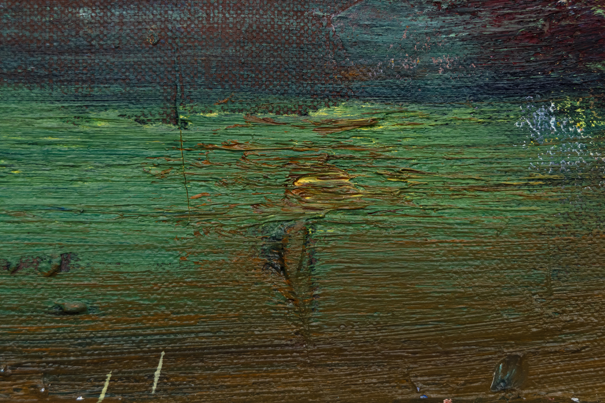 HANS HOFMANN - 無題 - キャンバスに油彩 - 25 x 30 1/4 in.