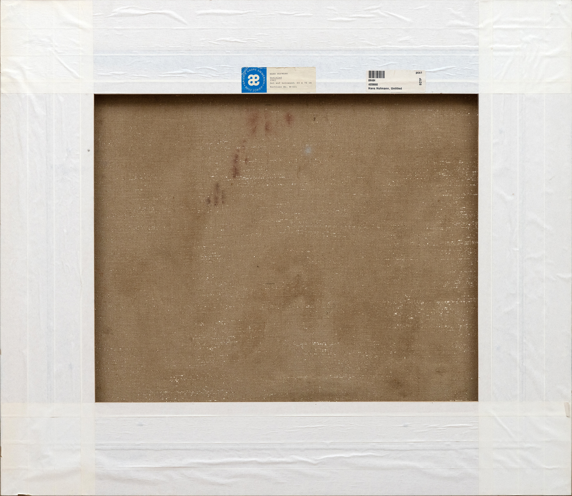 HANS HOFMANN - 無題 - キャンバスに油彩 - 25 x 30 1/4 in.