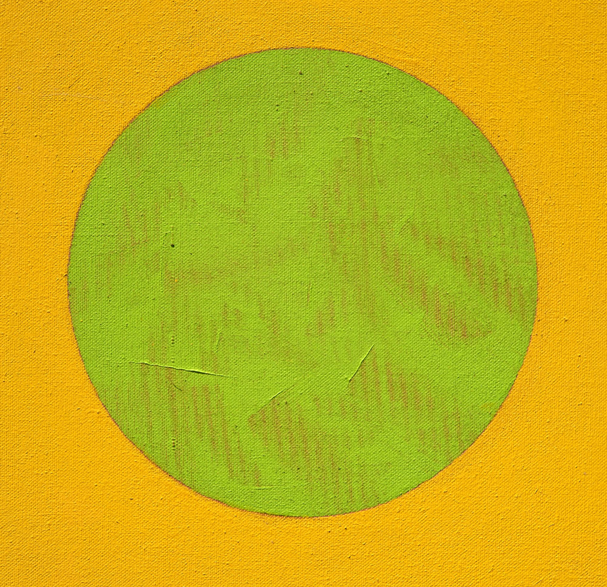 HASSEL SMITH - 9000 y 9 Noches - acrílico y grafito sobre lienzo - 68 x 68 1/8 in.