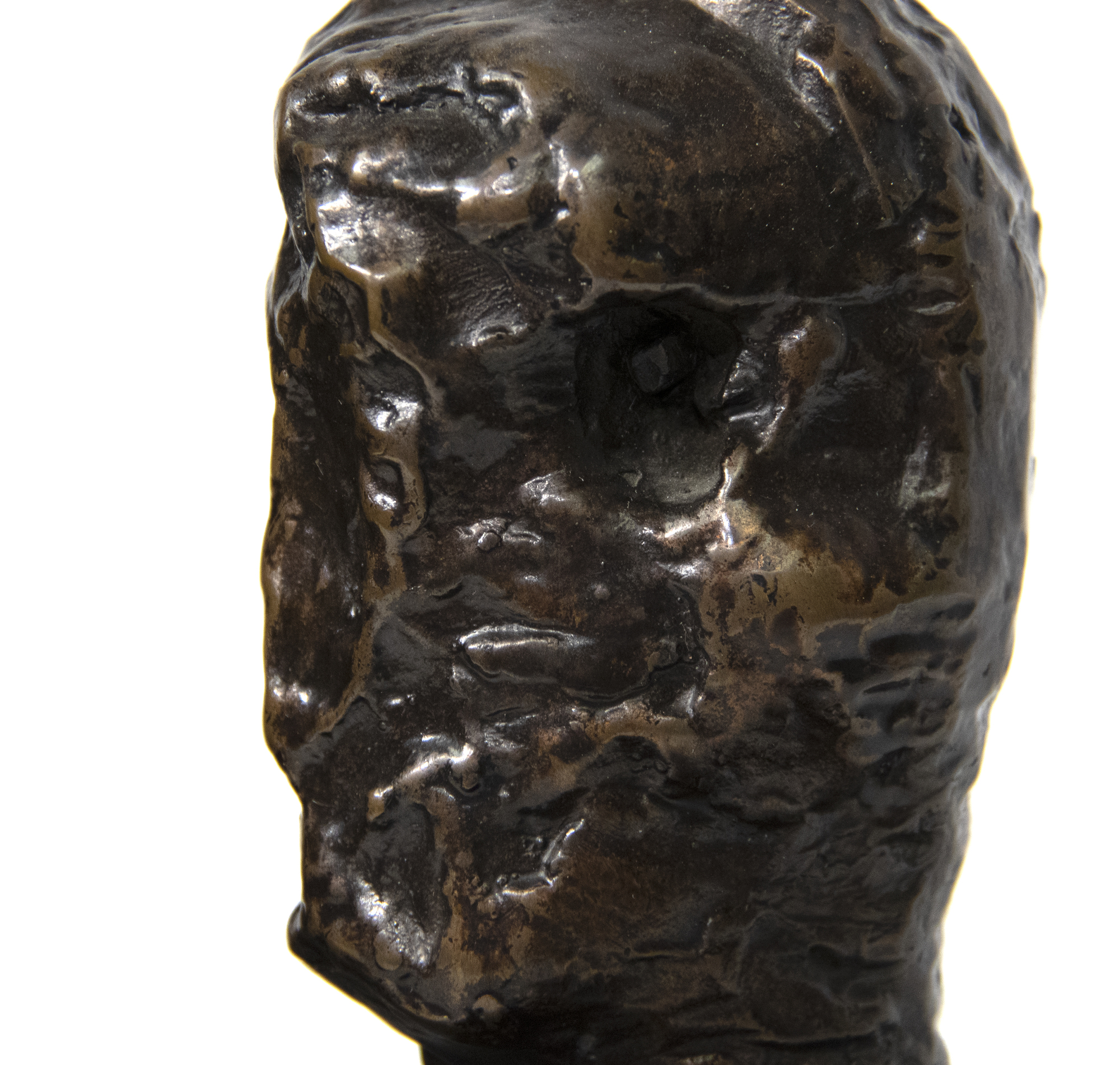 HENRY MOORE - Emperors&#039; Heads - ブロンズ、ブラウンパティナ - 6 3/4 x 8 1/4 x 4 1/2 in.