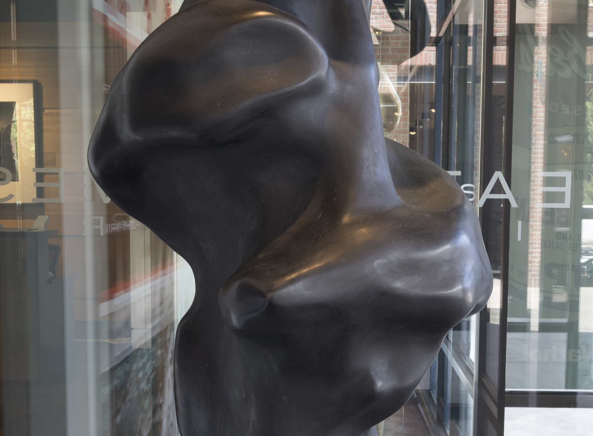 HERB ALPERT - Embrace - bronze with black patina - 83 x 27 x 27 in.