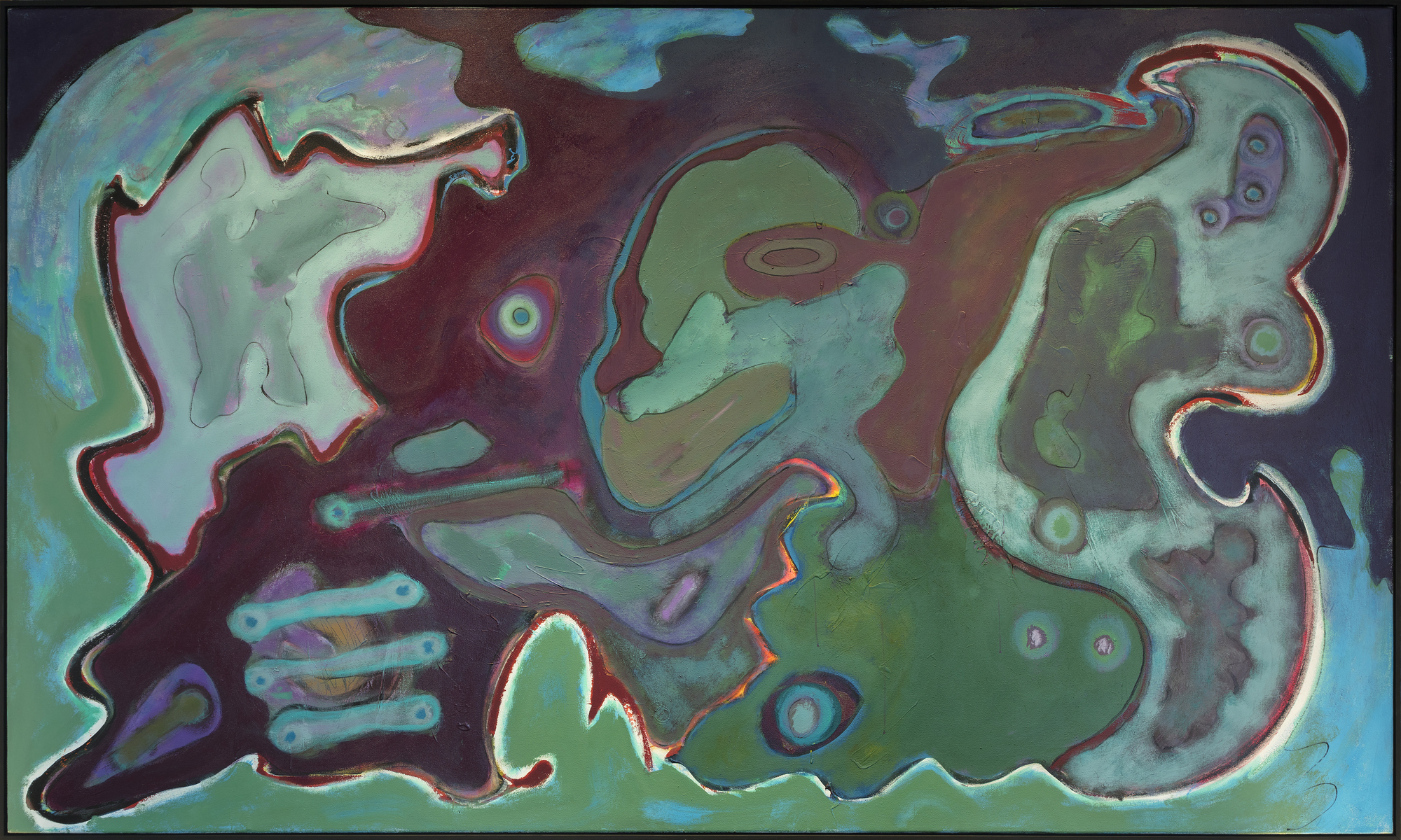 HERB ALPERT - Tsunami - acrylic on canvas - 72 x 120 in.