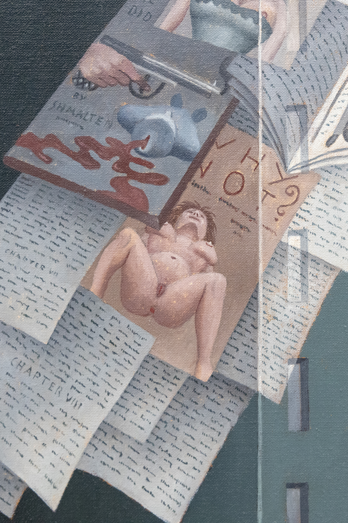 IRVING NORMAN - How Come IRVING NORMAN - How Come - oil on canvas - 90 x 60 in.