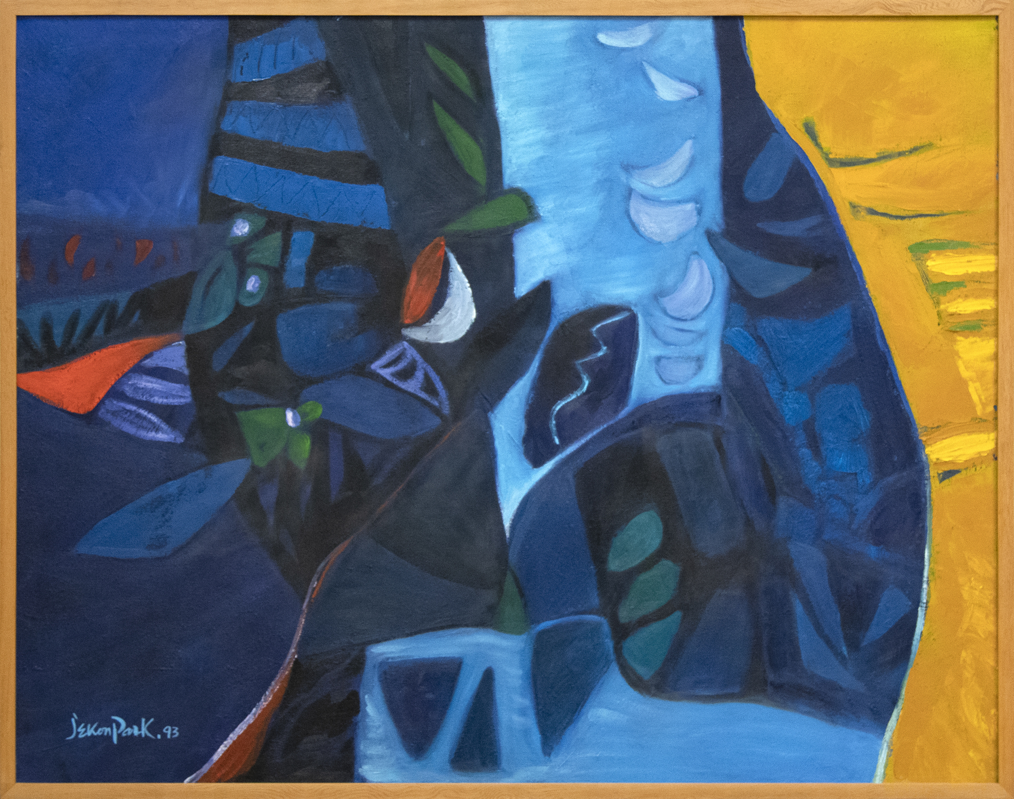 JAE KON PARK - 无标题 - 画布上的油画 - 36 x 45 1/2 in.