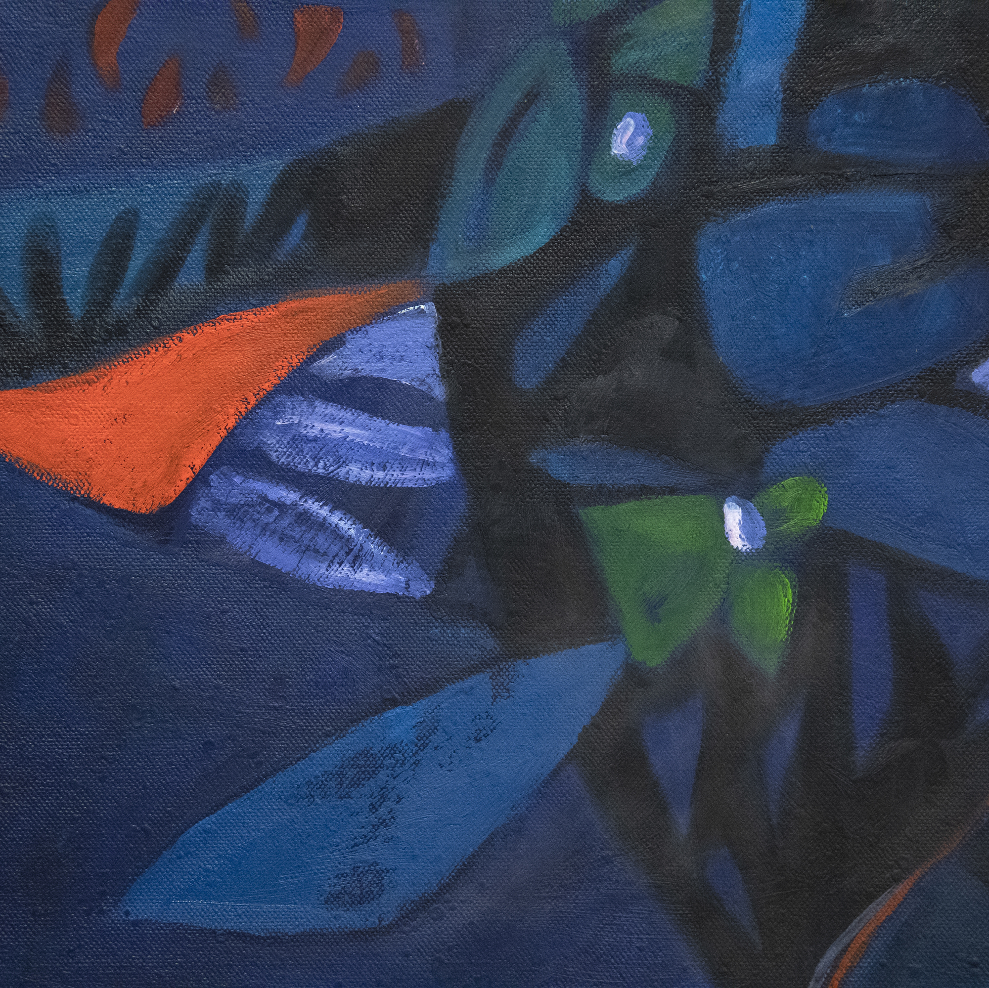 JAE KON PARK - 无标题 - 画布上的油画 - 36 x 45 1/2 in.