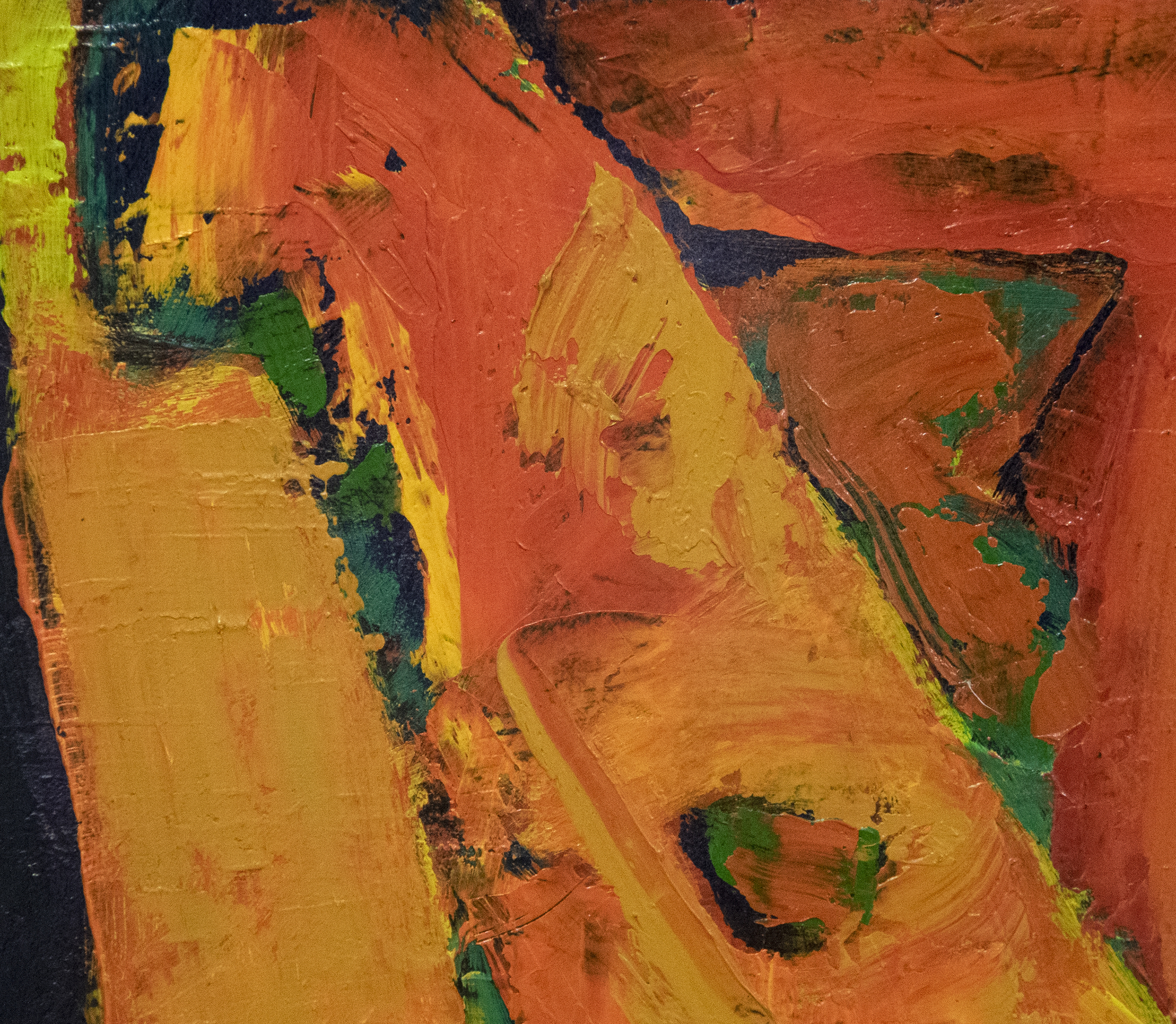 JAE KON PARK - 无标题 - 画布上的油画 - 34 x 43 1/4 in..