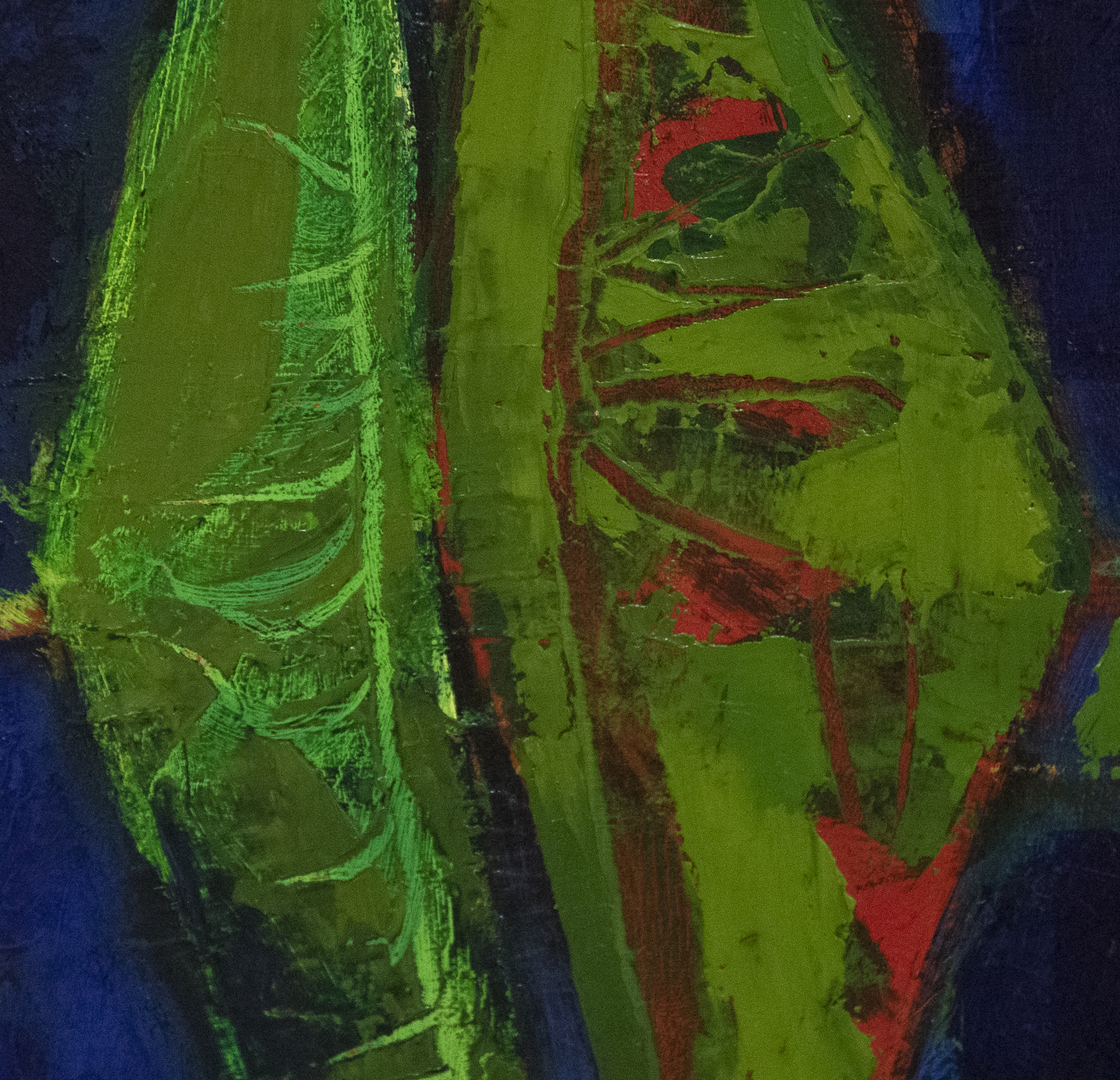 JAE KON PARK - 无标题 - 画布上的油画 - 34 x 43 1/4 in..