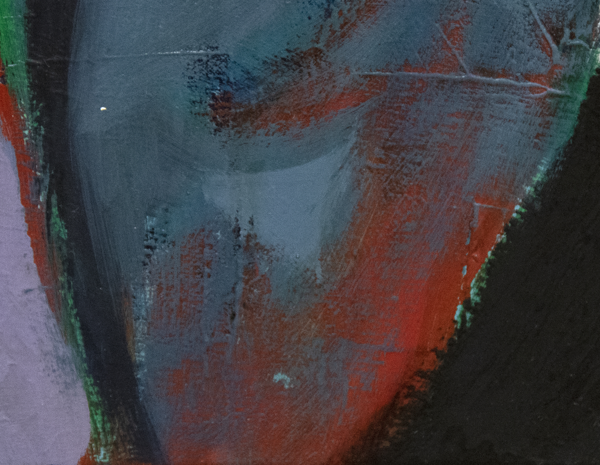 JAE KON PARK - 無題 - キャンバスに油彩 - 45 3/4 x 35 1/2インチ。