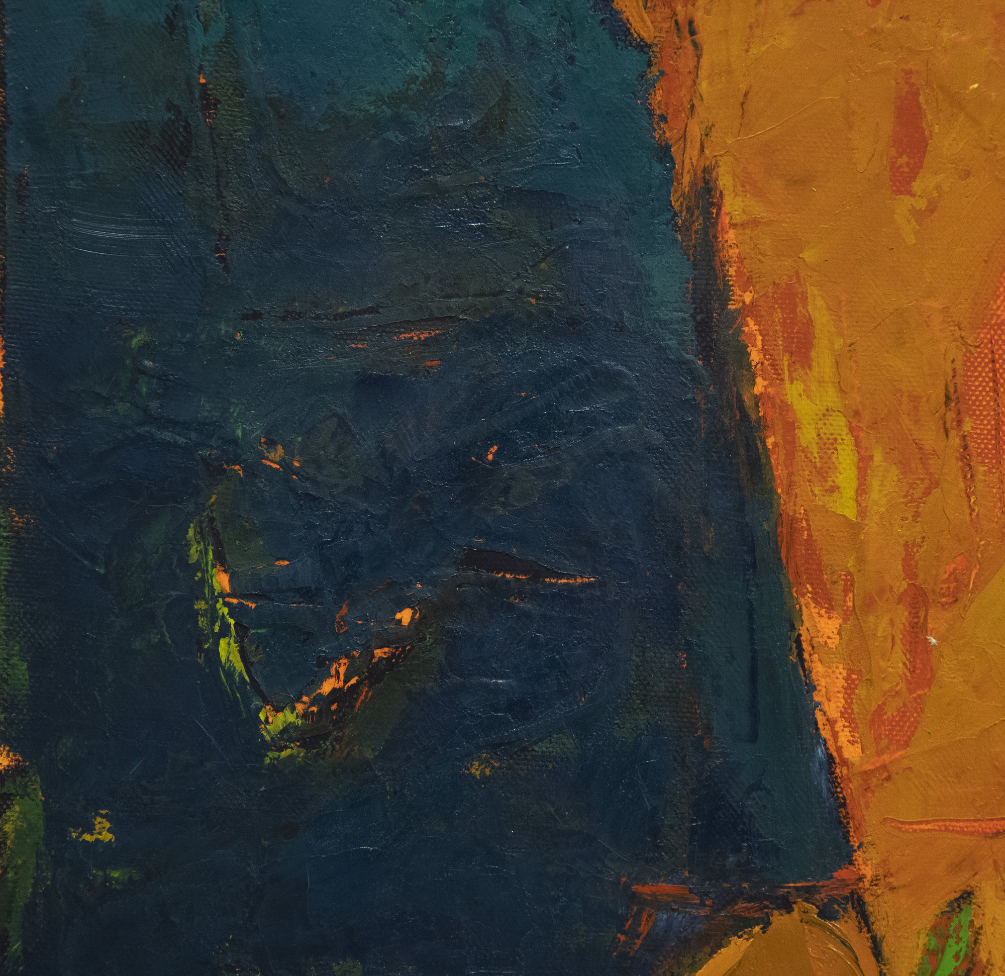 JAE KON PARK - 无标题 - 画布上的油画 - 38 1/4 x 51 1/2
