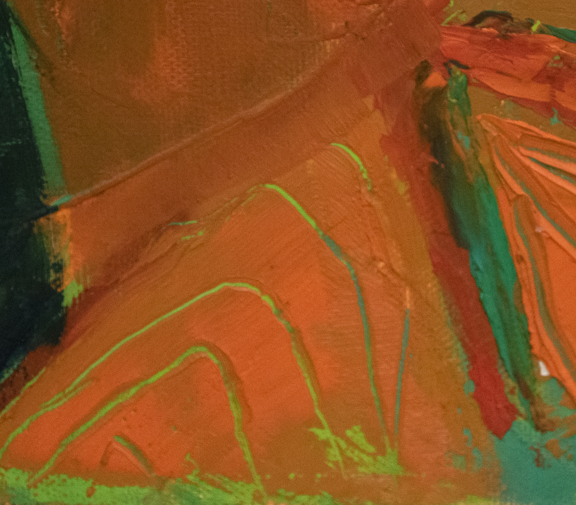 JAE KON PARK - 无标题 - 画布上的油画 - 44 1/4 x 64 in.