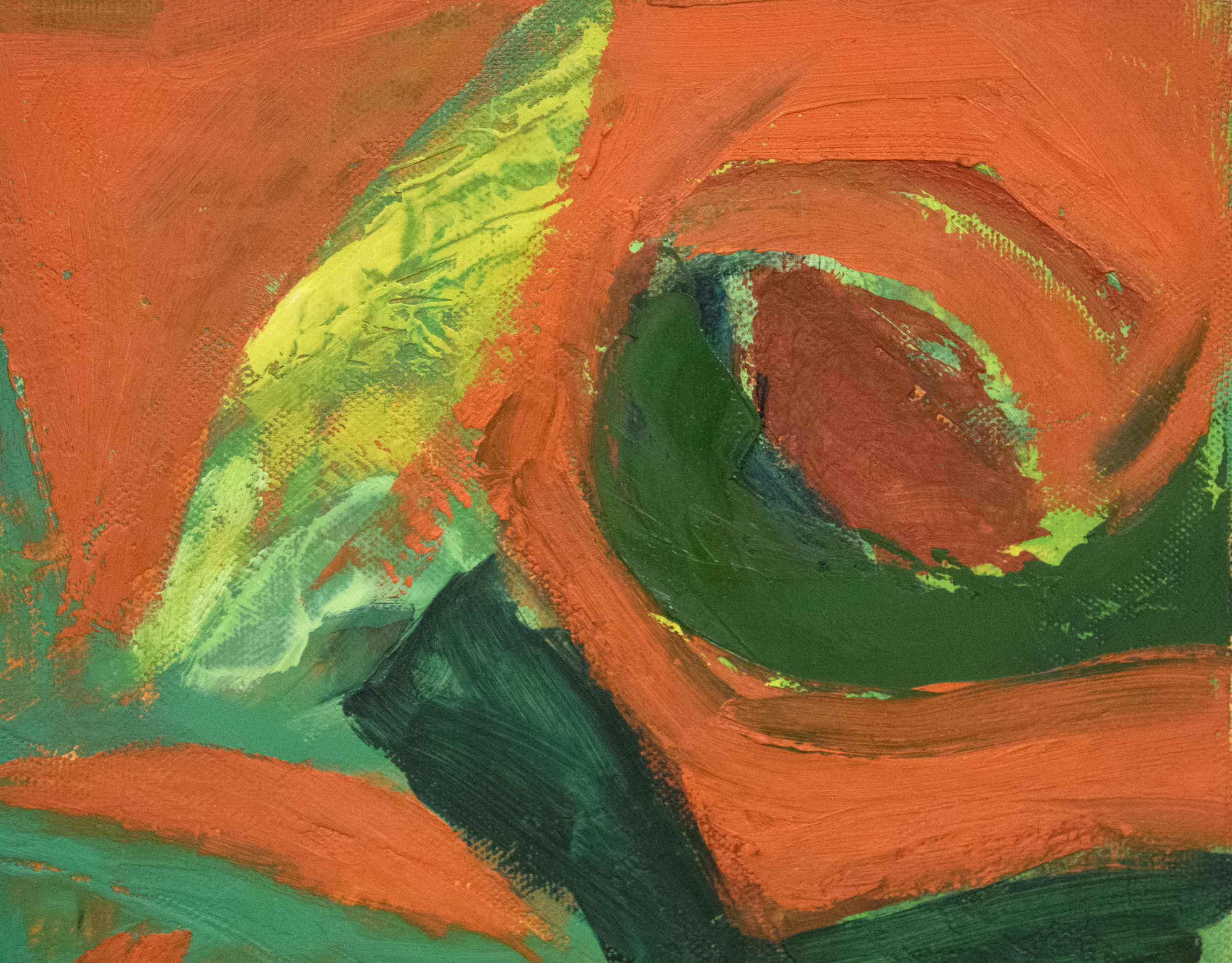 JAE KON PARK - 无标题 - 画布上的油画 - 44 1/4 x 64 in.