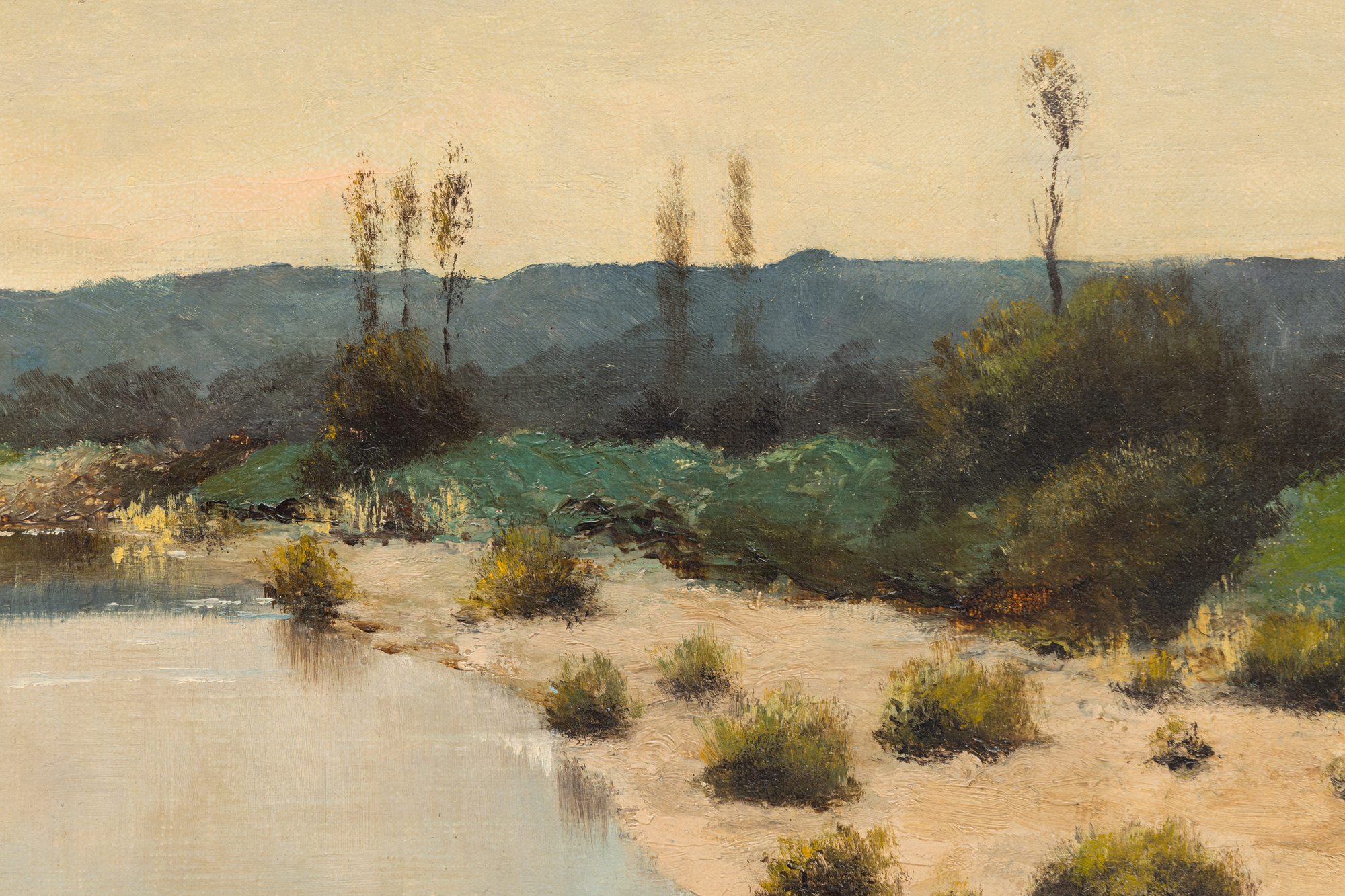 JAMES MCDOUGAL HART - Landscape 1884 - oil on canvas - 17 x 24 1/8 in.