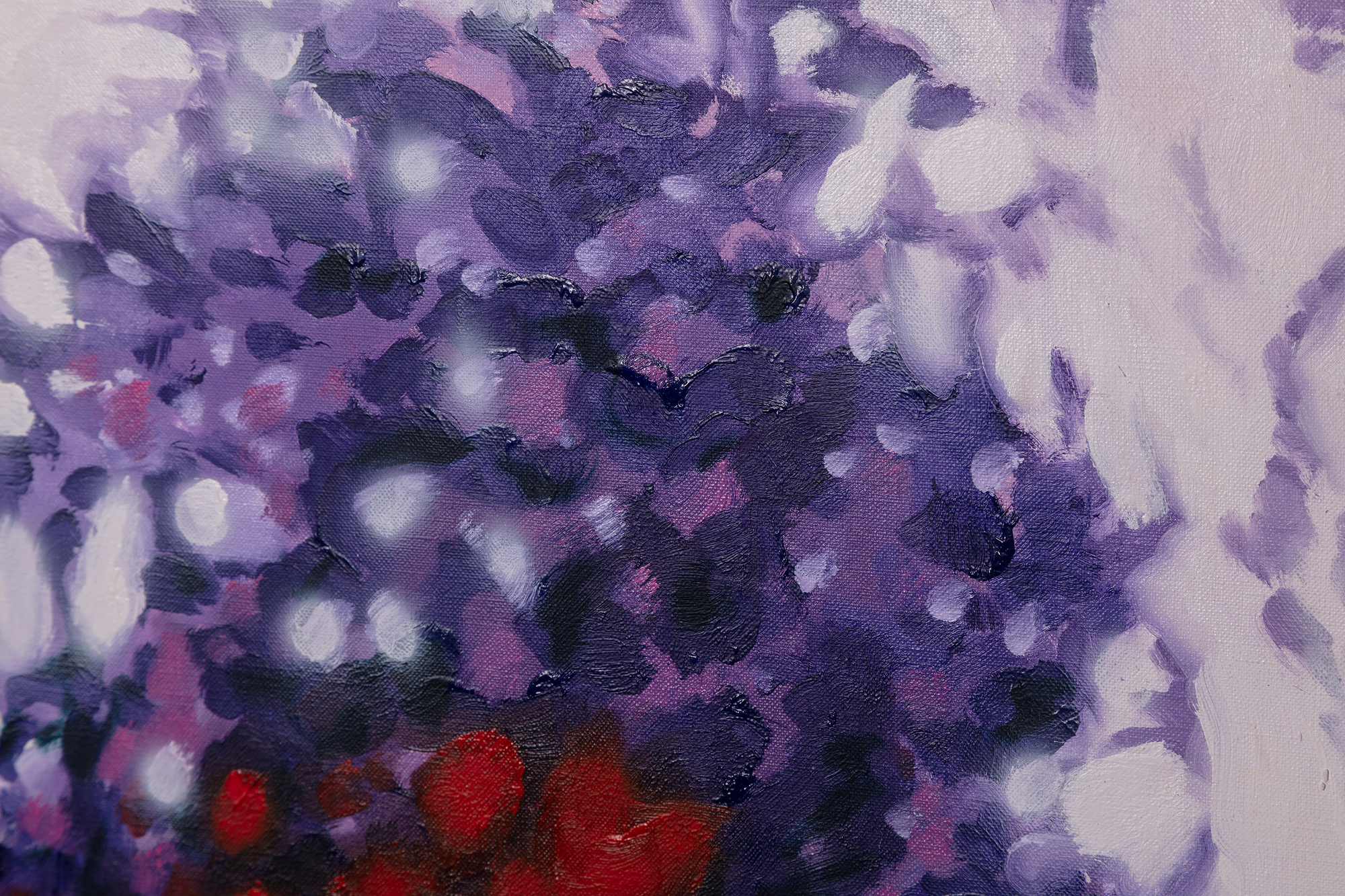 <div><font face=Lato size=3><em>Flowers Before the Sun</em>, a monumental 1989 oil on canvas by James Rosenquist, stands out as a pinnacle of his 1980s floral series, weaving vibrant botanical forms with faint human traces. A key figure of 1960s Pop Art, Rosenquist transitioned from his early commercial-driven works to a deeply personal style, a change reflected in this painting’s dazzling array of flowers in yellows and reds set against a swirling, cosmic backdrop of whites, purples, and oranges. Inspired by the move of his studio to Aripeka, Florida, and the adoption of advanced color photocopier technology, the work fuses nature’s splendor with abstract flair in a fresh approach. </font></div><br><br><div>&nbsp;</div><br><br><div><font face=Lato size=3>The striated layers of hyper-detailed imagery and profusion of warm colors evoke a radiant, otherworldly sun, while subtle human hints add intimacy, reflecting his distinctive blend of advertising heritage with personal vision. Crafted during a time of technological and environmental influence, it captures the vibrancy of Florida’s tropical flora and affirms Rosenquist’s enduring legacy with dramatic brilliance. </font></div>