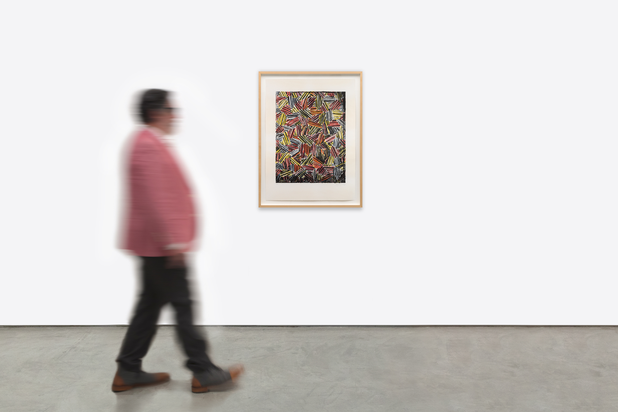 <div><font face=Lato size=3 color=black>Jasper Johns’ <em>Cicada</em> (1981) is a color lithograph published by Gemini G.E.L. in an edition of 58. The title evokes the insect’s cyclical emergence, echoing Johns’s interest in recurrence and transformation.</font></div>
<br>
<br><div> </div>
<br>
<br><div><font face=Lato size=3 color=black>Created during his “crosshatch” period (1972–83), the work exemplifies his move from flags and targets toward abstract systems of mark-making. Through layered color and texture, Johns explores the possibilities of lithography as a medium of repetition and variation.</font></div>
<br>
<br><div> </div>
<br>
<br><div><font face=Lato size=3 color=black>Impressions of <em>Cicada</em> are held in the collections of the Museum of Modern Art and the Whitney Museum of American Art, underscoring its importance within Johns’s printmaking practice.</font></div>