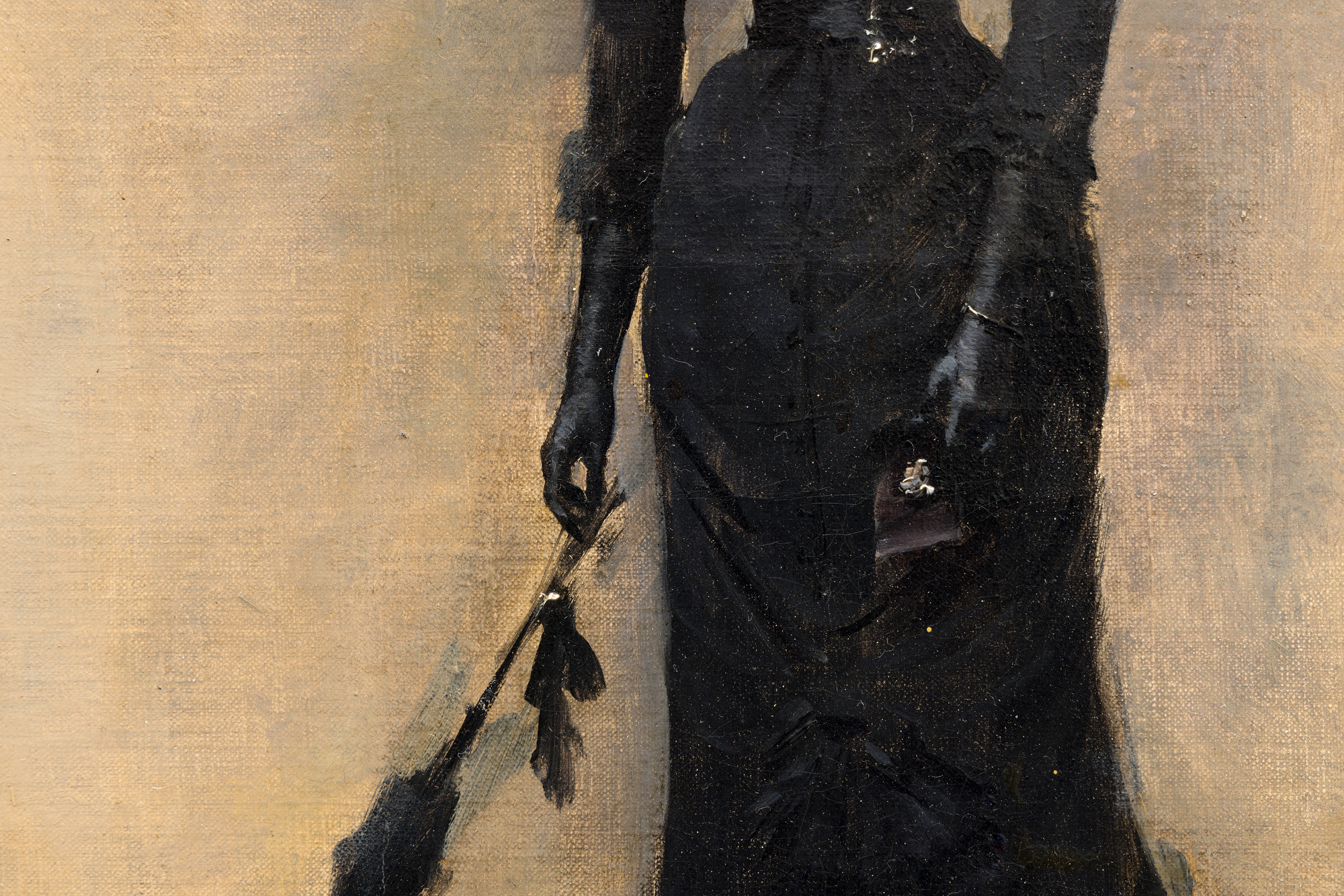 JEAN BERAUD - La Parisienne - oil on canvas - 13 3/4 x 9 5/8 in.