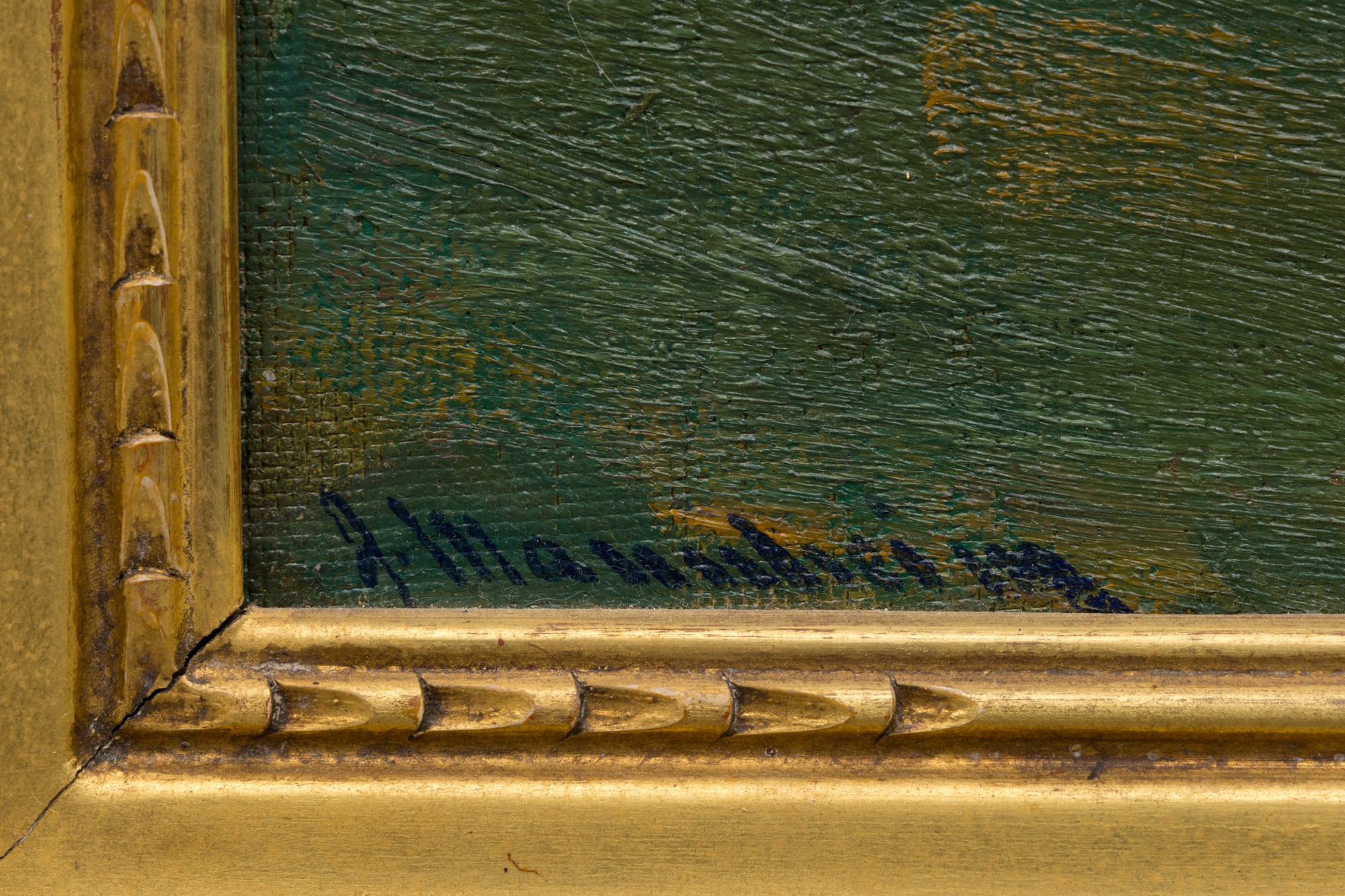 JEAN MANNHEIM - Turquoise Creek - oil on board - 20 x 24 in.