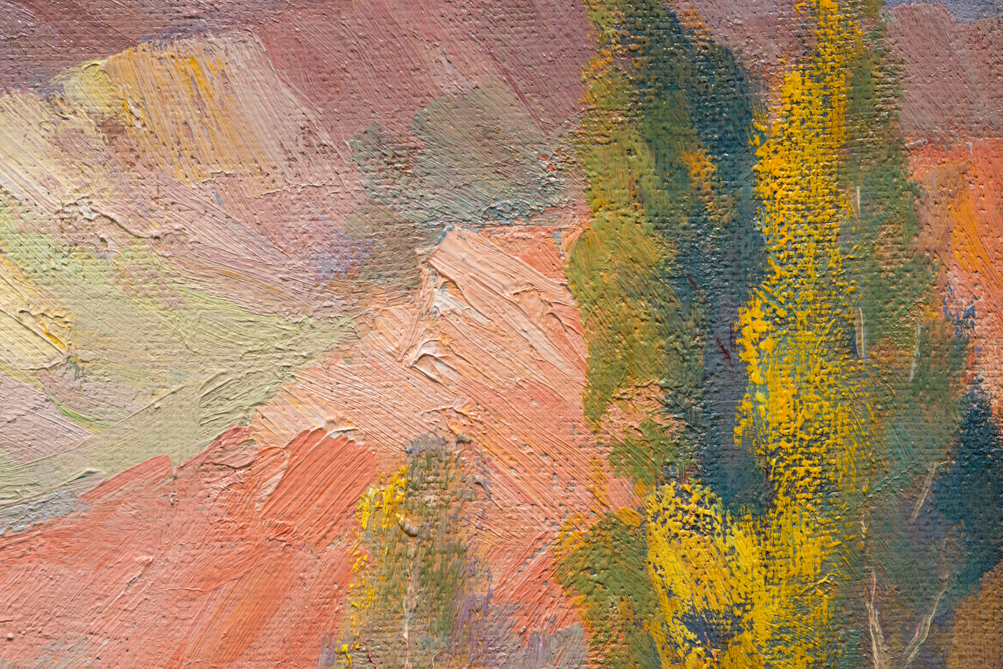 JEAN MANNHEIM - Turquoise Creek - oil on board - 20 x 24 in.